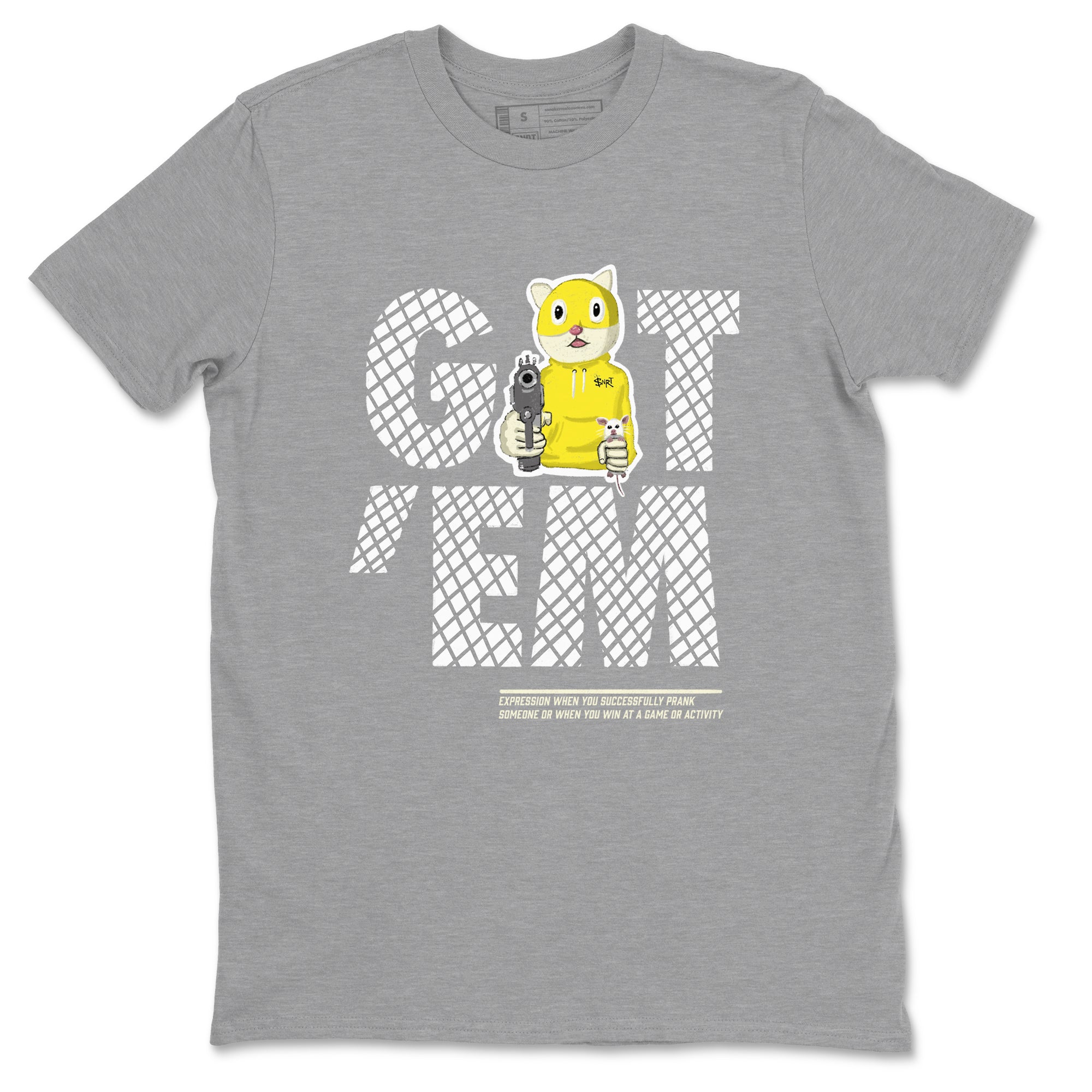 Got'em Cat snkmatch Tees - Air Jordan 4 Vivid Sulfur