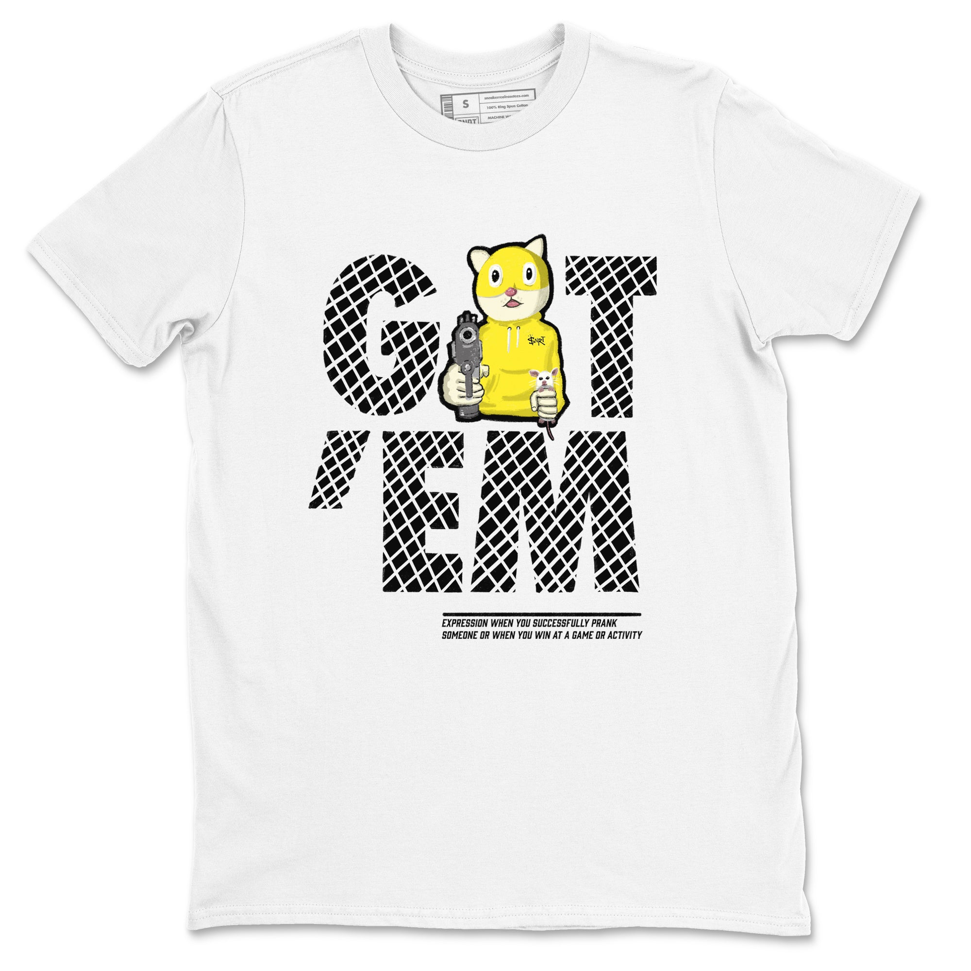 Got'em Cat snkmatch Tees - Air Jordan 4 Vivid Sulfur
