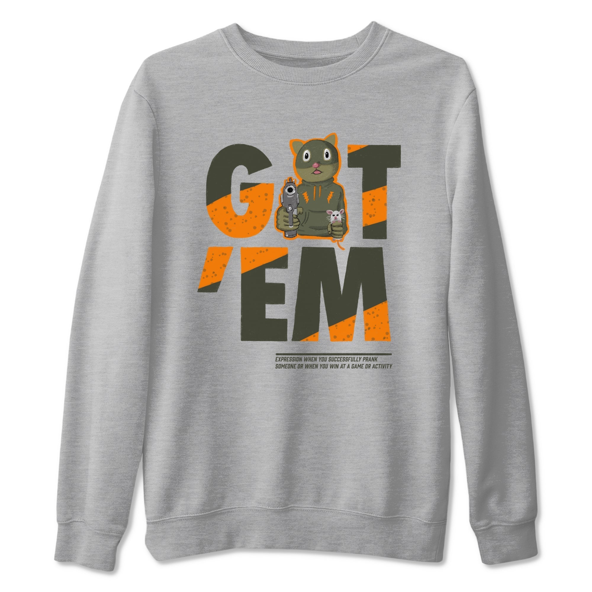 Got'em Cat snkmatch Tees - Air Jordan 5 Olive