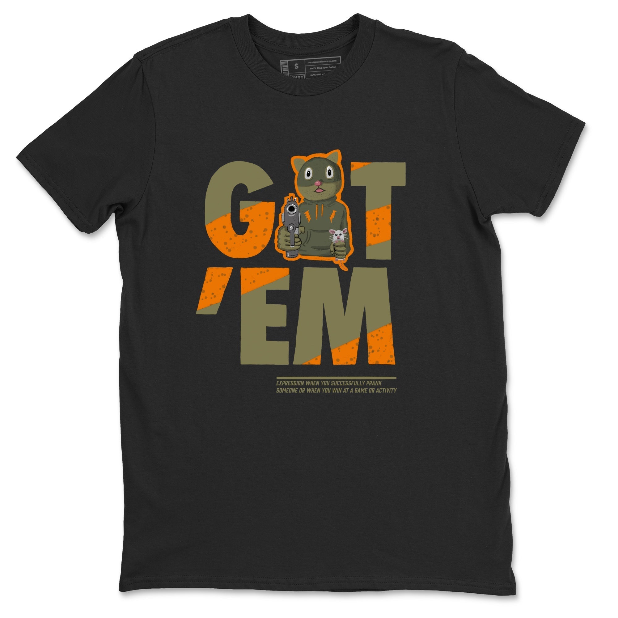 Got'em Cat snkmatch Tees - Air Jordan 5 Olive