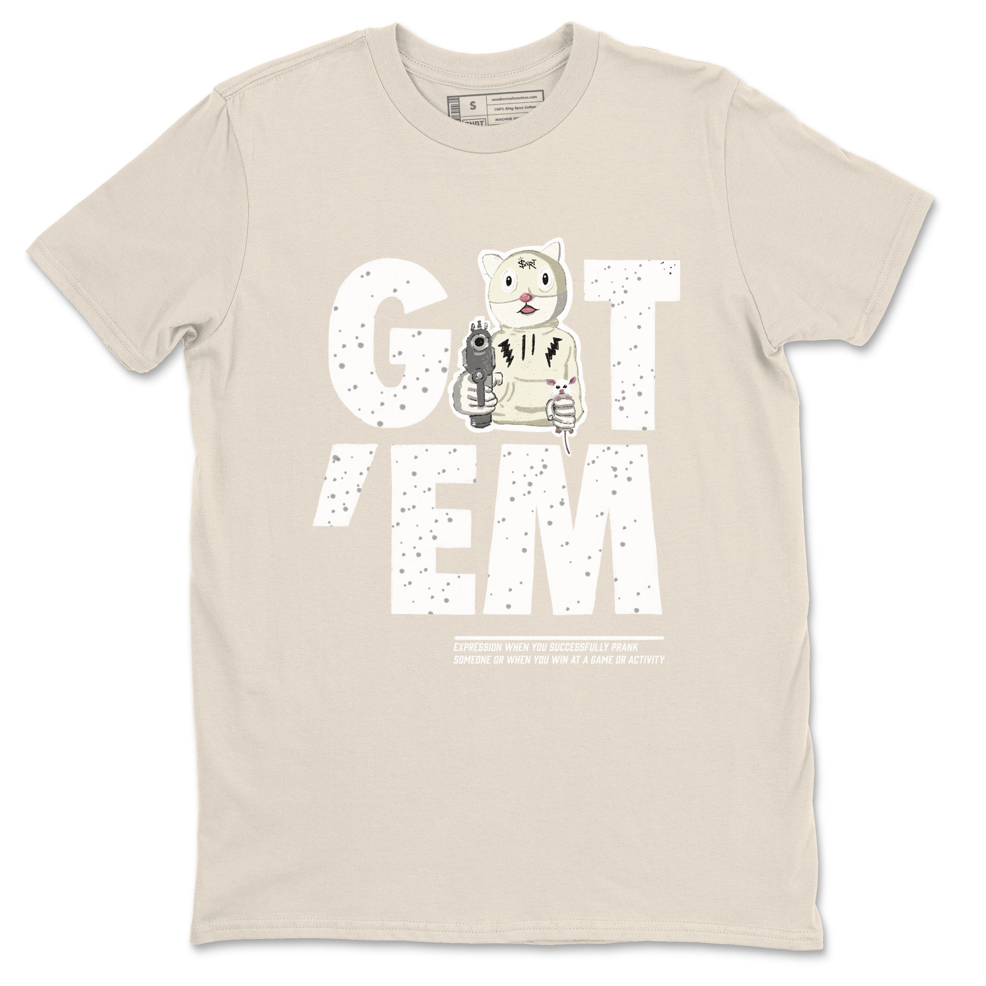 Got'em Cat snkmatch Tees - Air Jordan 5 Sail