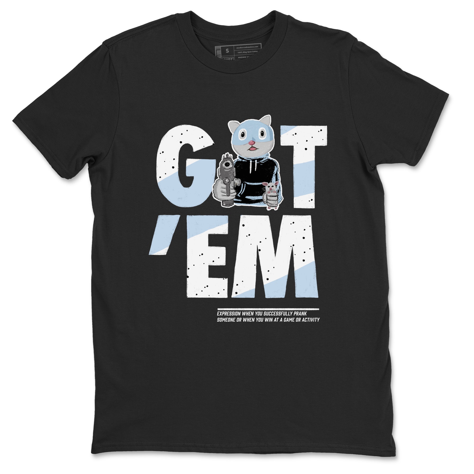 Got'em Cat snkmatch Tees - Air Jordan 6 White Black