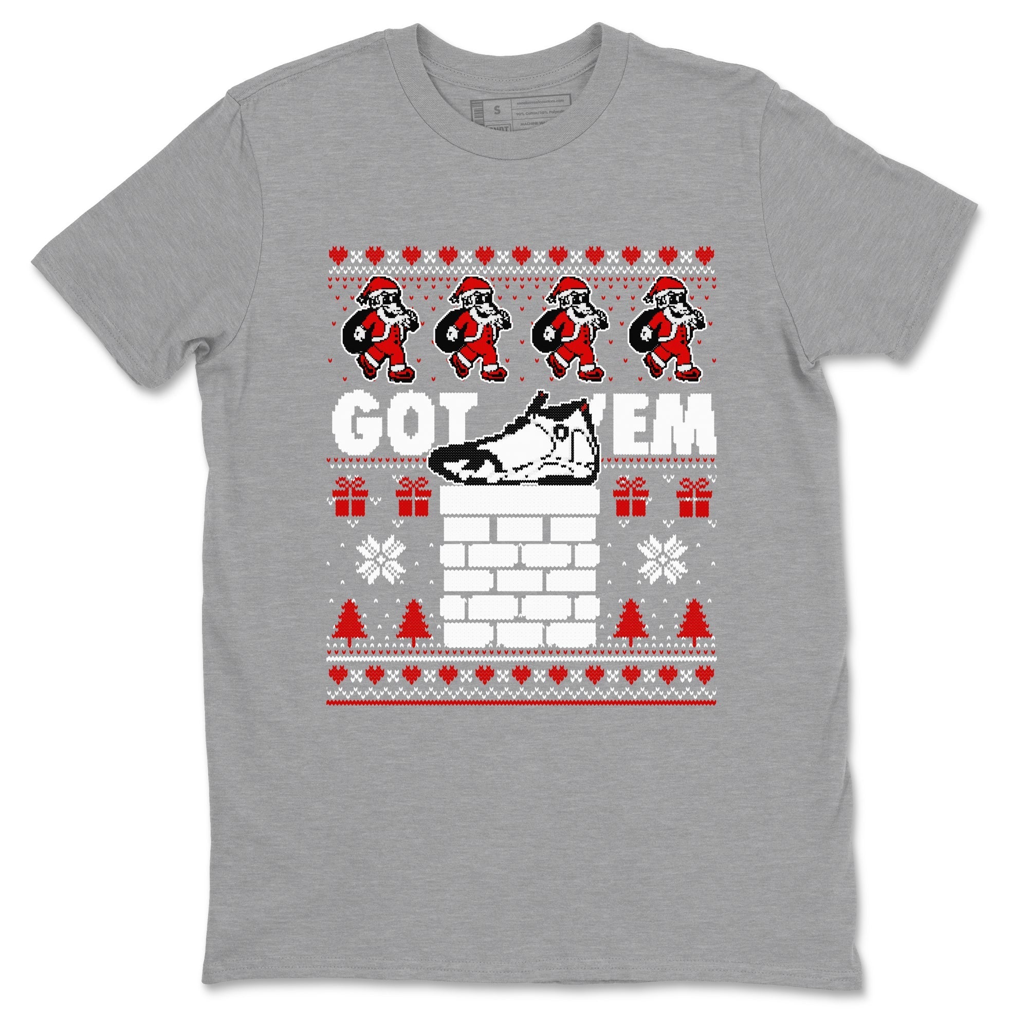 Got'em Santa snkmatch Tees - Air Jordan 14 Black Toe