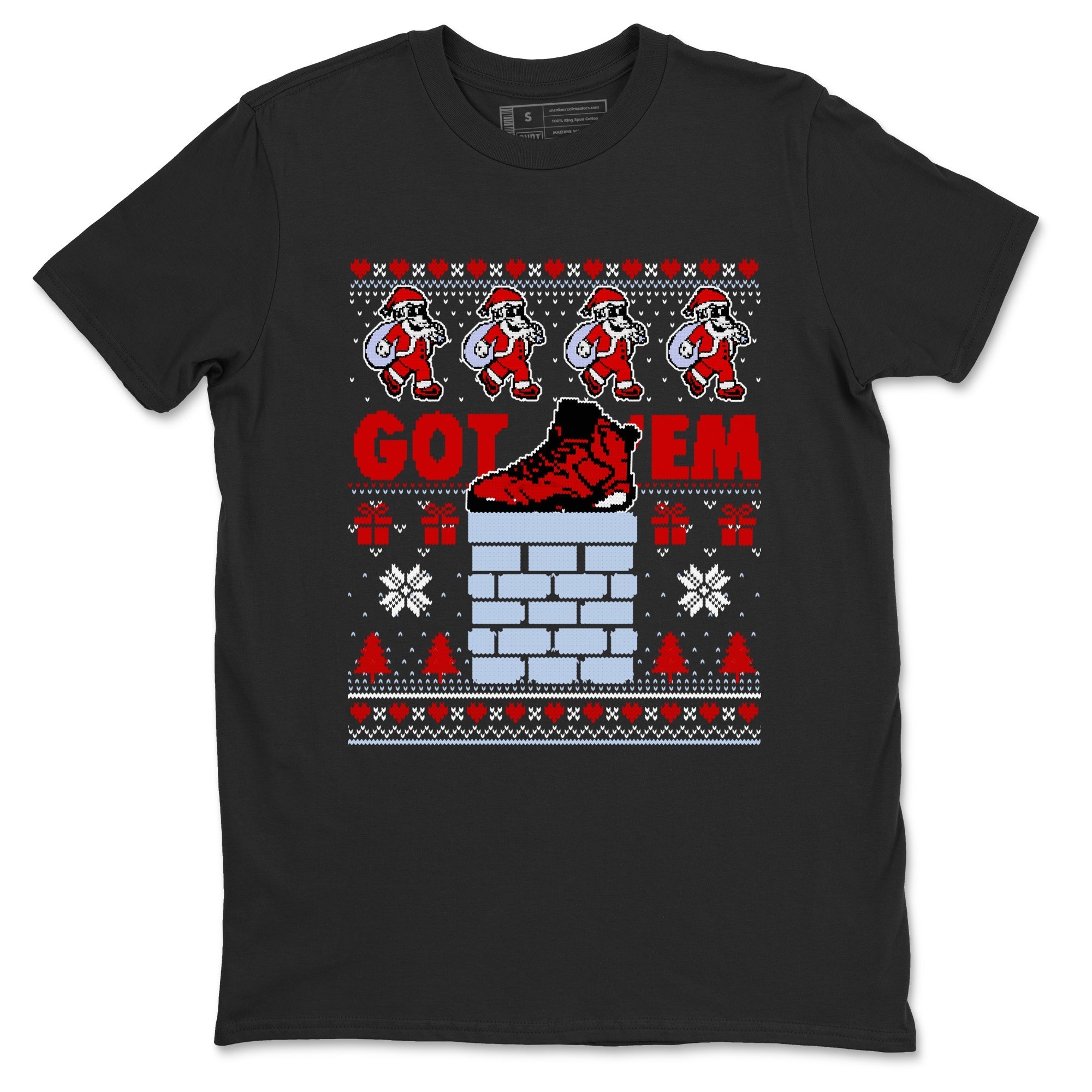 Got'em Santa snkmatch Tees - Air Jordan 6 Toro Bravo