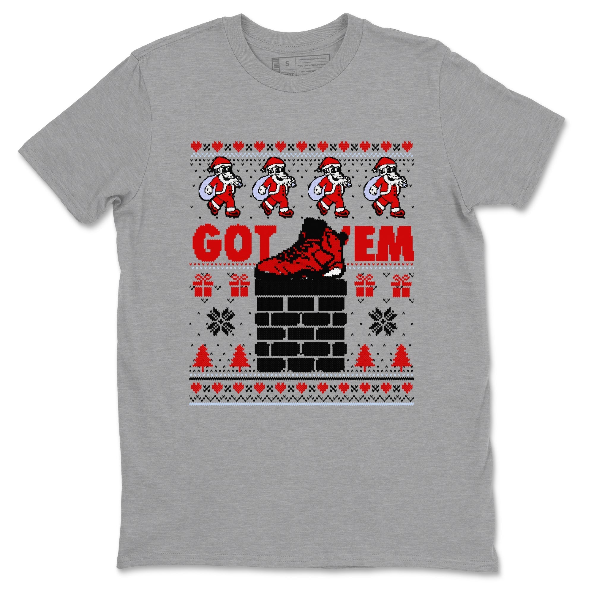 Got'em Santa snkmatch Tees - Air Jordan 6 Toro Bravo