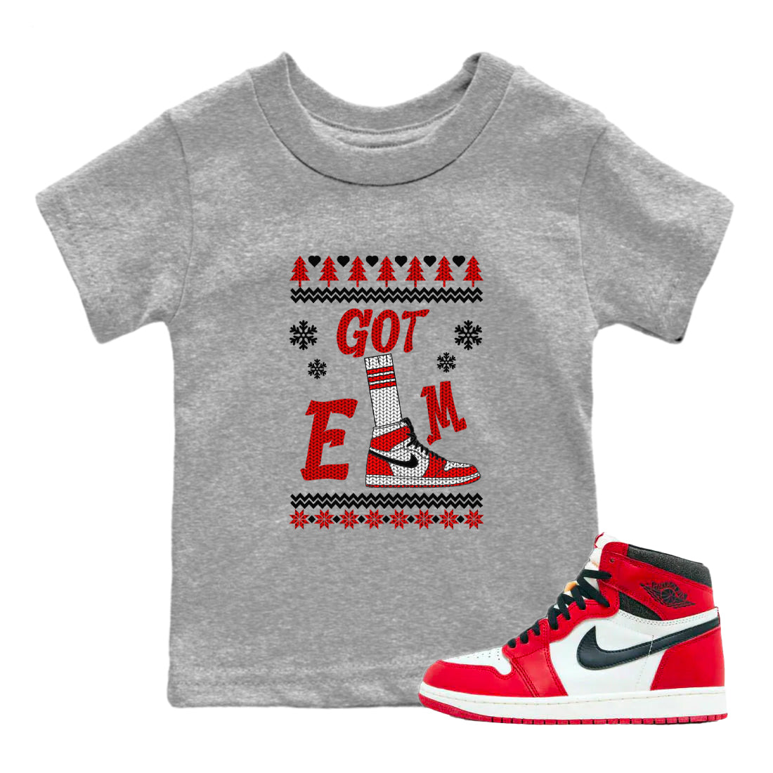 Gotem Sweater snkmatch Tees Kids - Air Jordan 1 Chicago