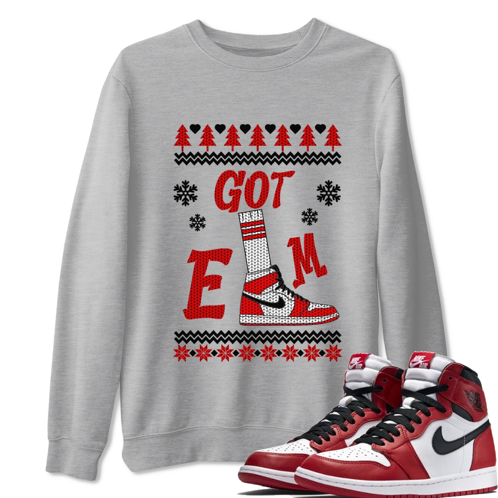 Gotem Sweater snkmatch Tees - Air Jordan 1 Chicago