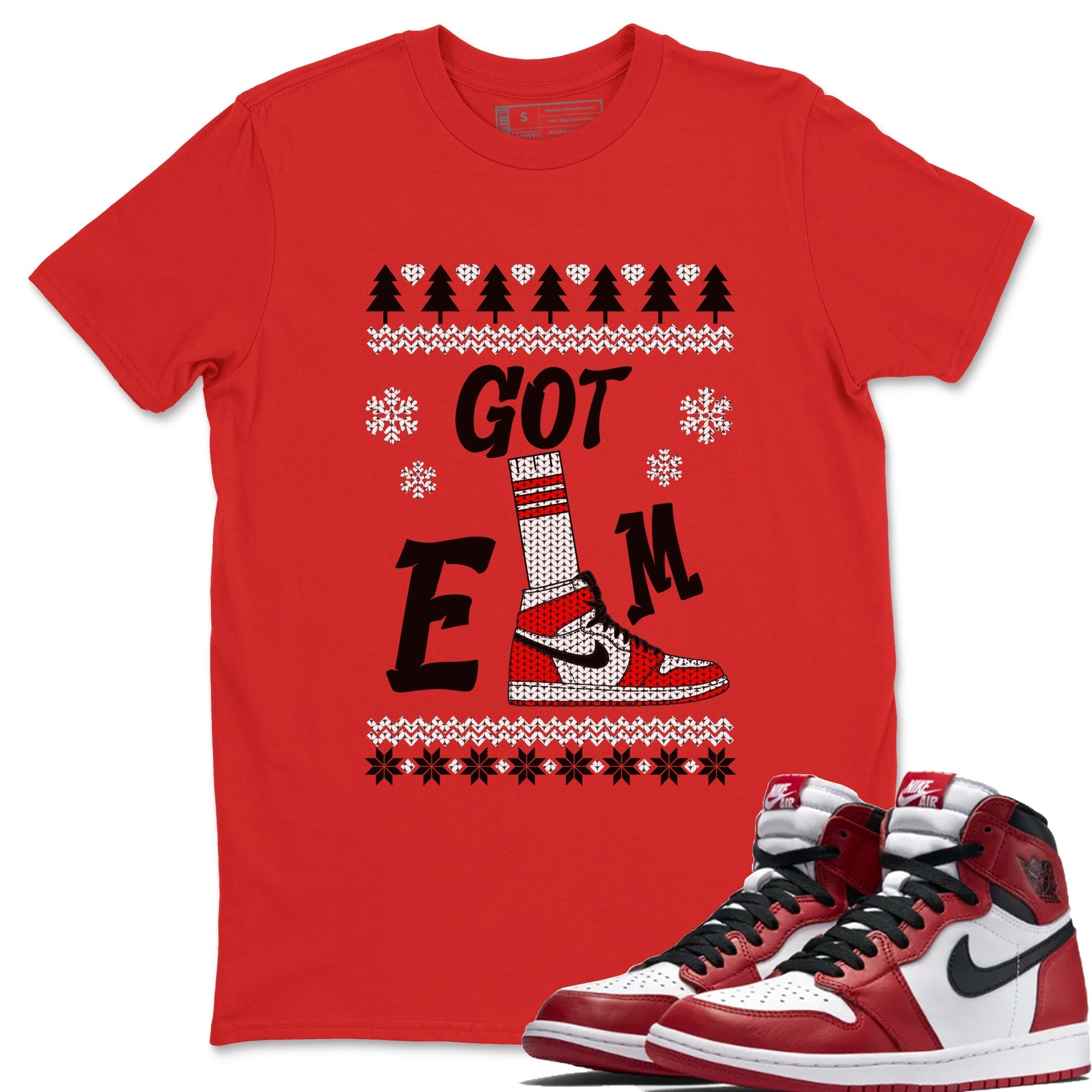 Gotem Sweater snkmatch Tees - Air Jordan 1 Chicago