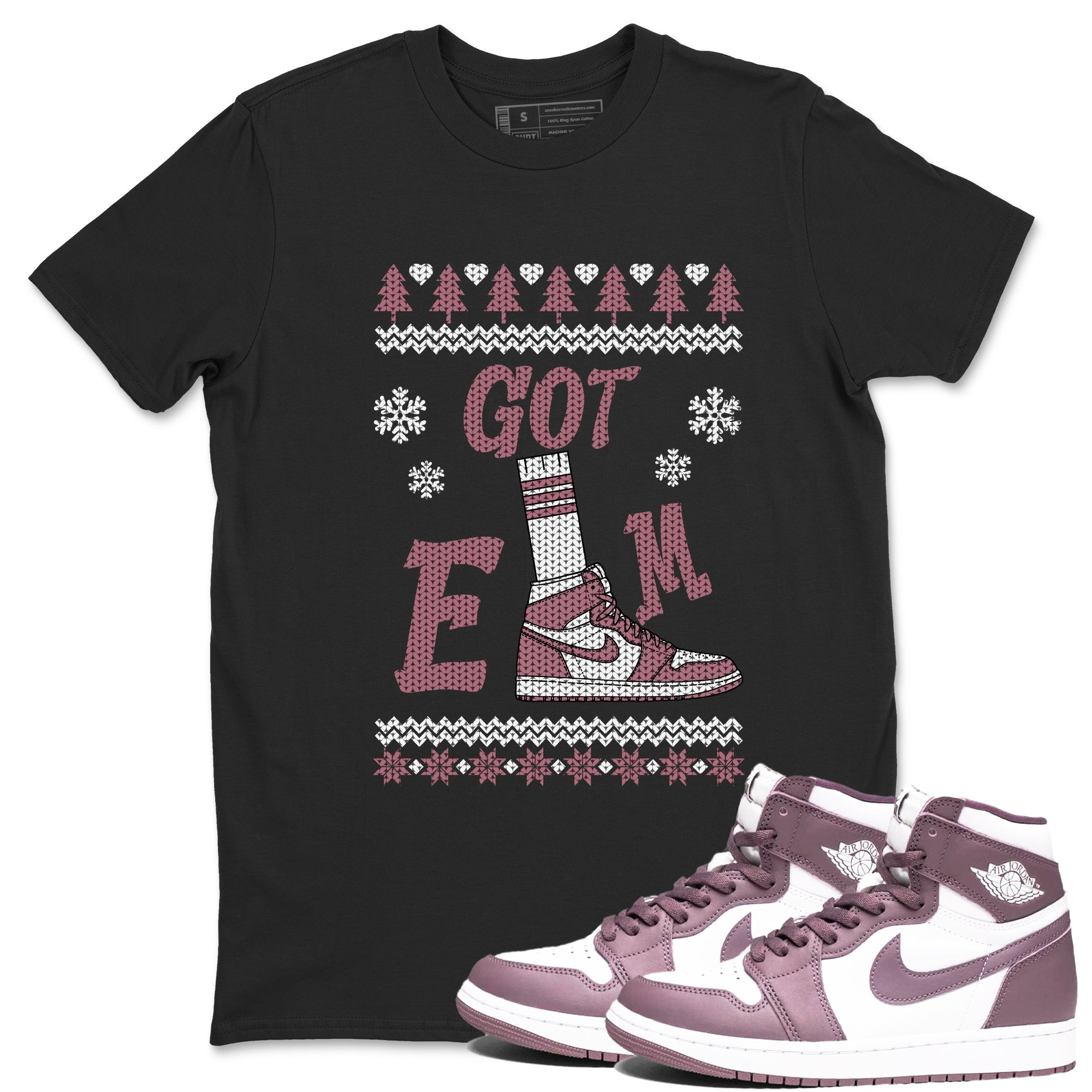 Gotem Sweater snkmatch Tees - Air Jordan 1 Mauve