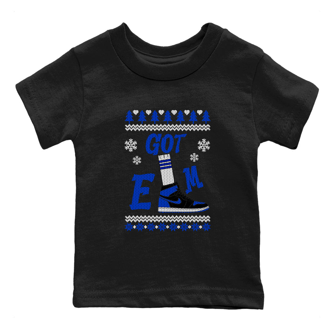 Gotem Sweater snkmatch Tees Kids - Air Jordan 1 Royal Reimagined