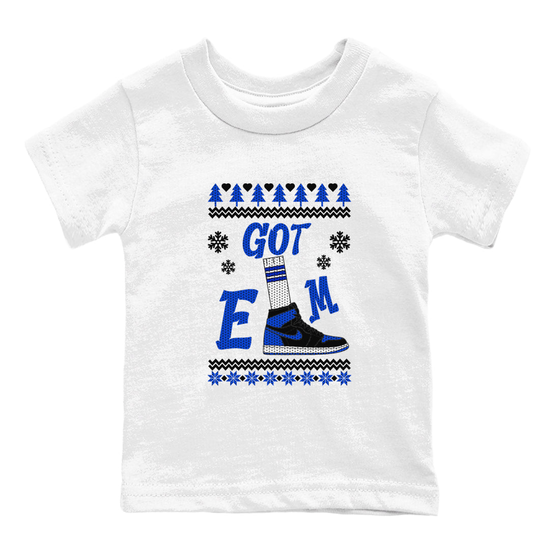 Gotem Sweater snkmatch Tees Kids - Air Jordan 1 Royal Reimagined