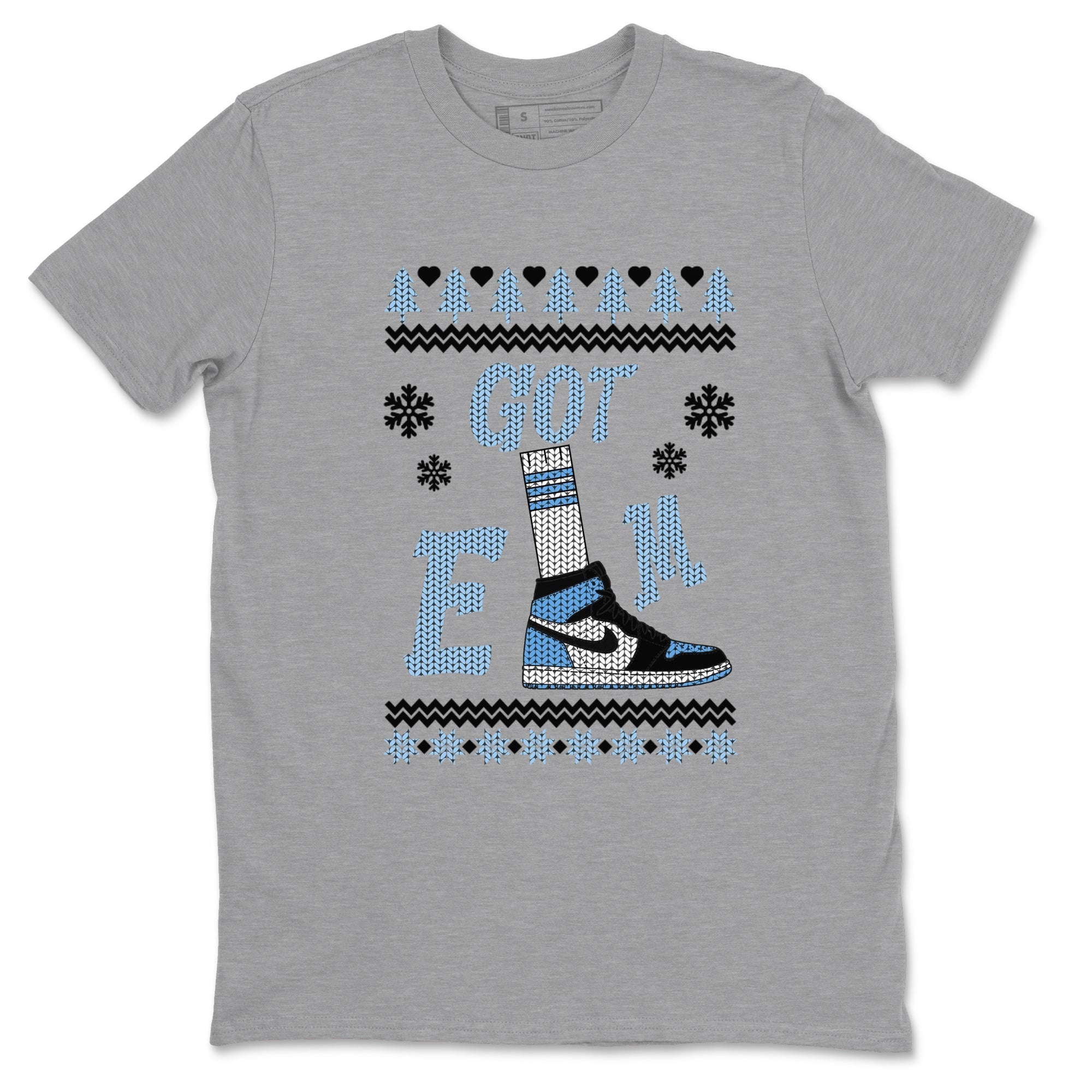 Gotem Sweater snkmatch Tees - Air Jordan 1 UNC Toe