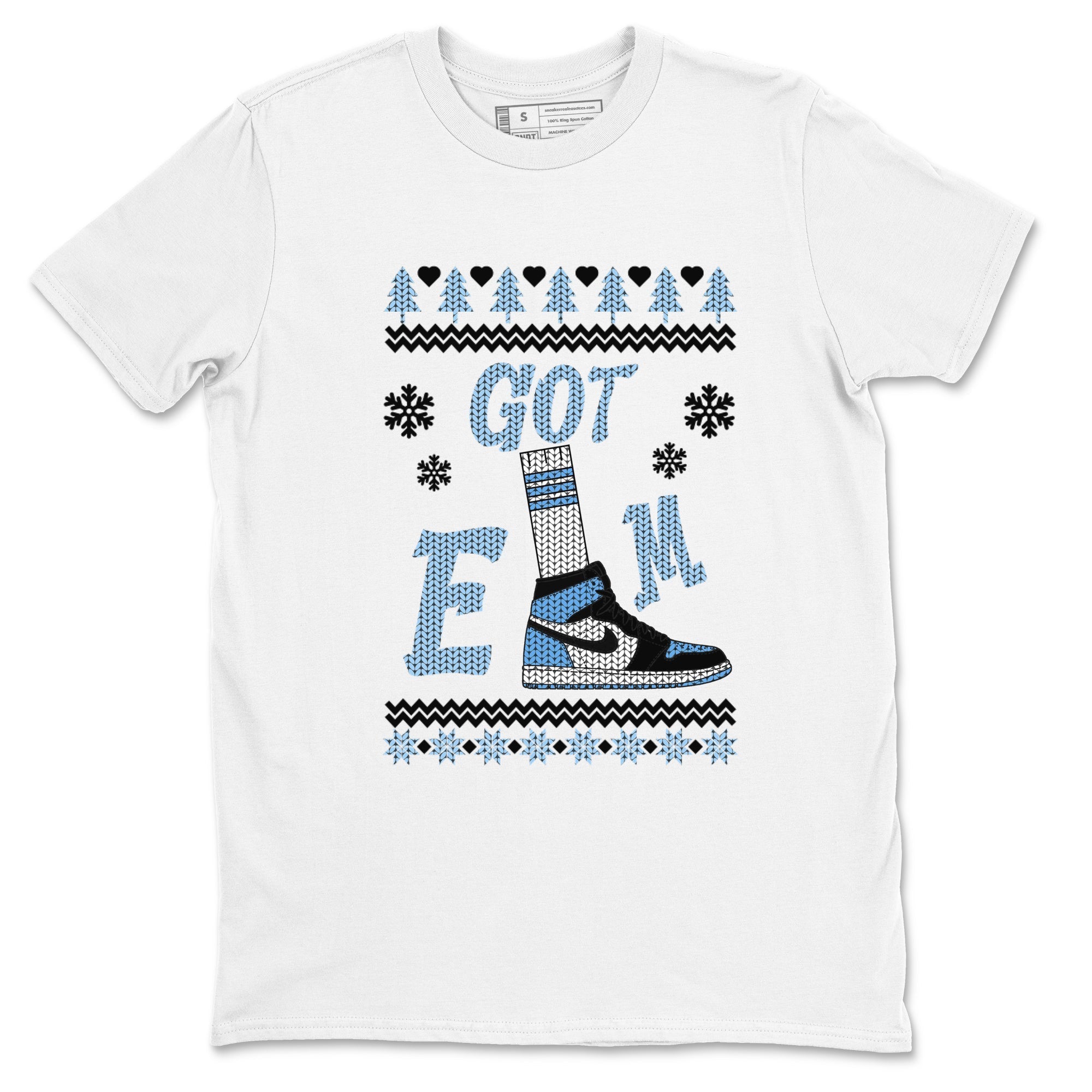 Gotem Sweater snkmatch Tees - Air Jordan 1 UNC Toe