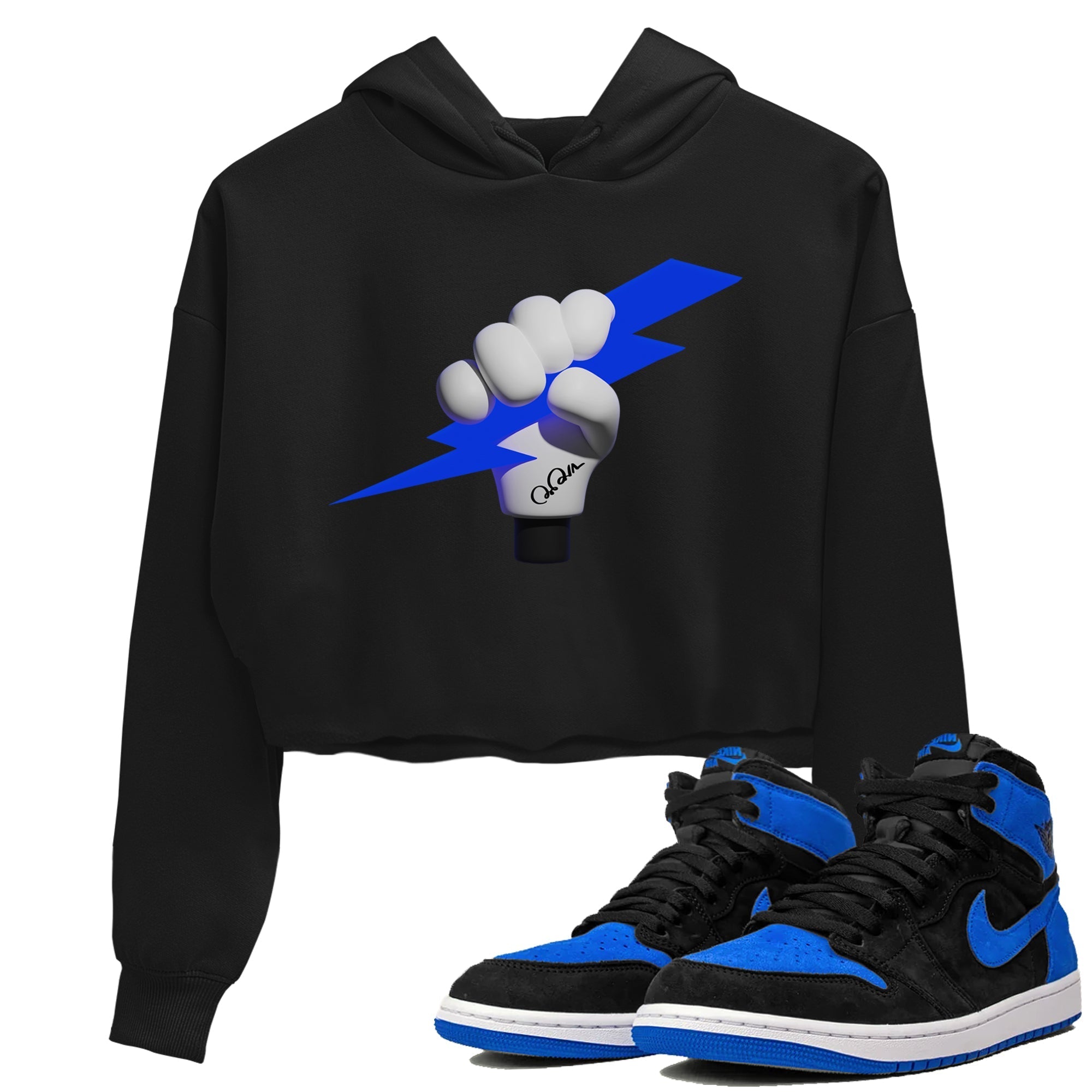 Grab The Thunder snkmatch Women's Top - Air Jordan 1 Royal Reimagined