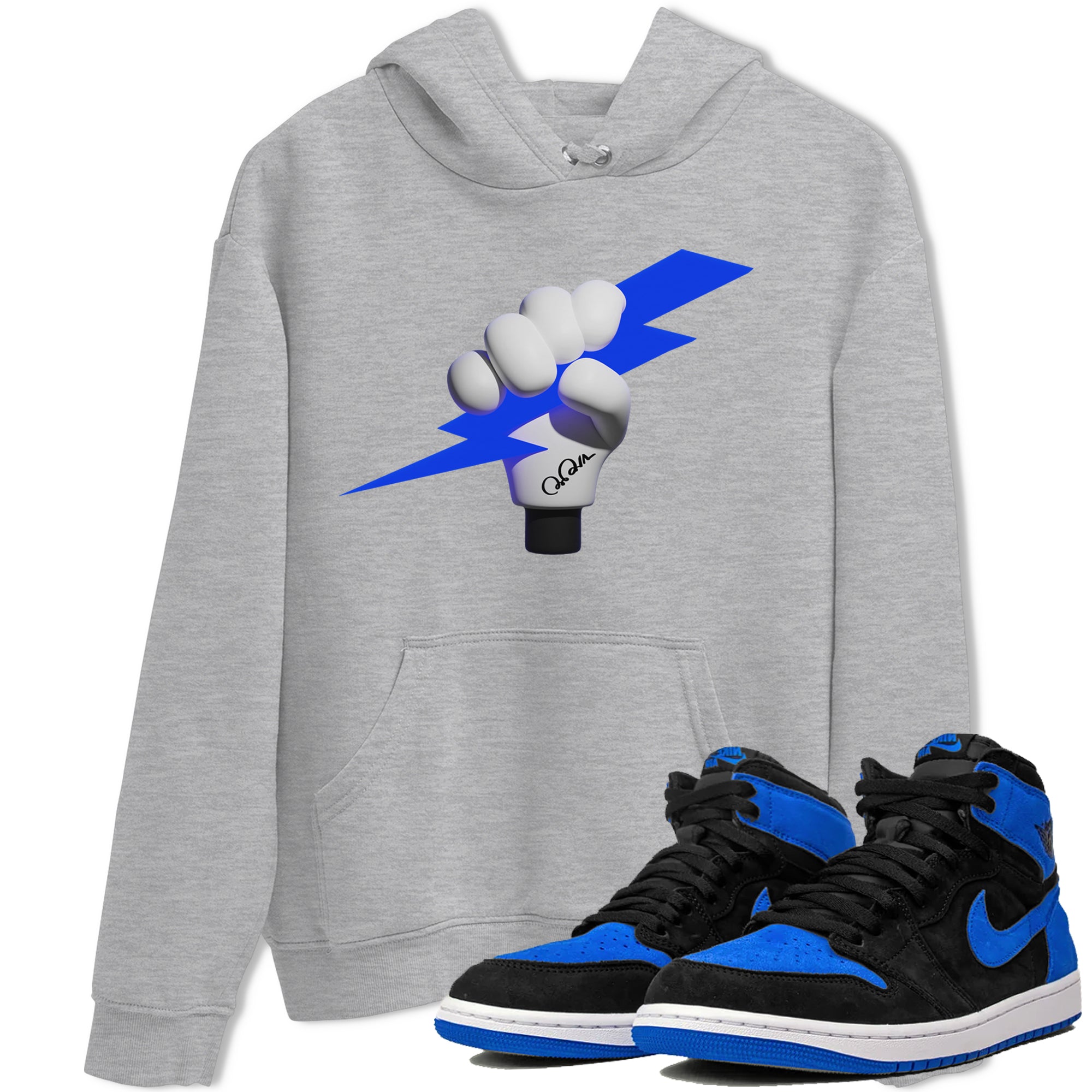 Grab The Thunder snkmatch Tee - Air Jordan 1 Royal Reimagined