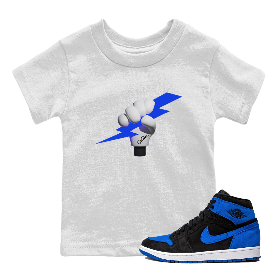 Grab The Thunder snkmatch Tee Kids - Air Jordan 1 Royal Reimagined