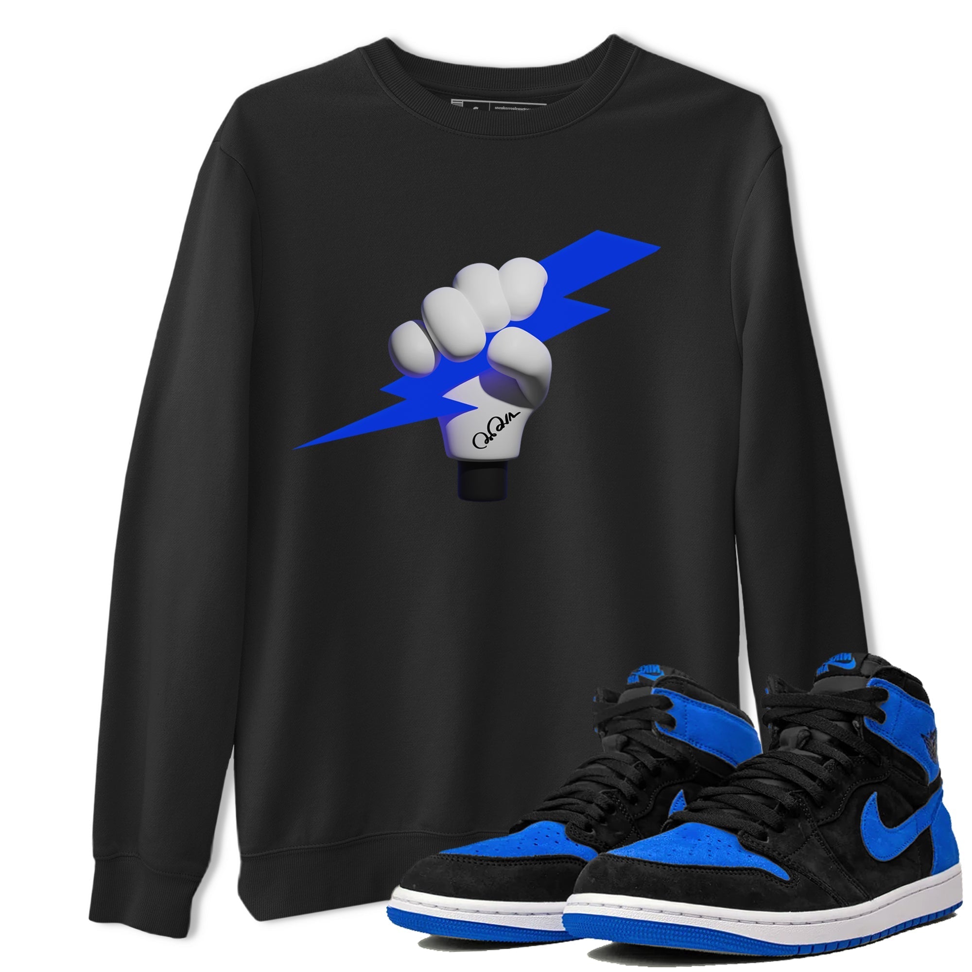 Grab The Thunder snkmatch Tee - Air Jordan 1 Royal Reimagined