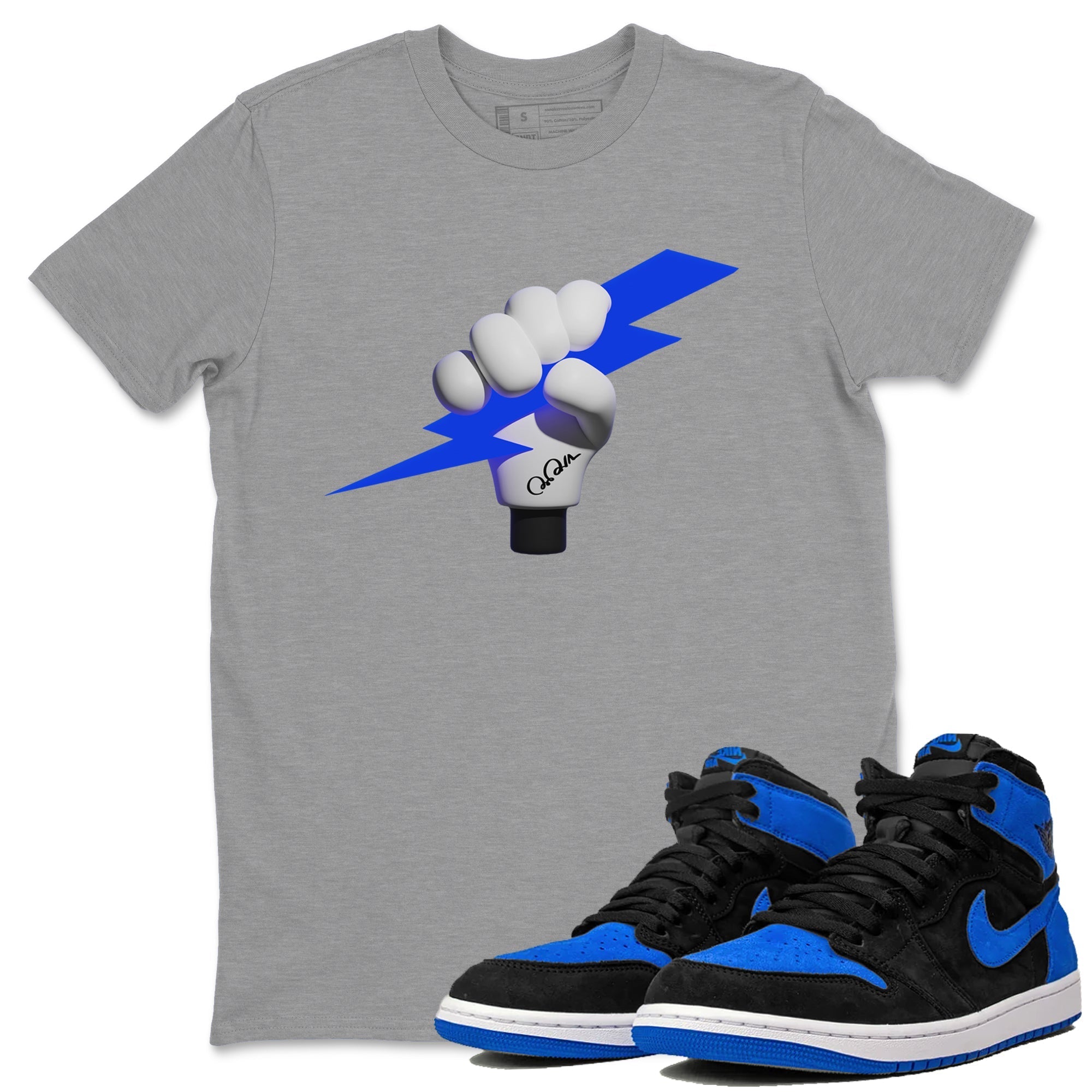 Grab The Thunder snkmatch Tee - Air Jordan 1 Royal Reimagined