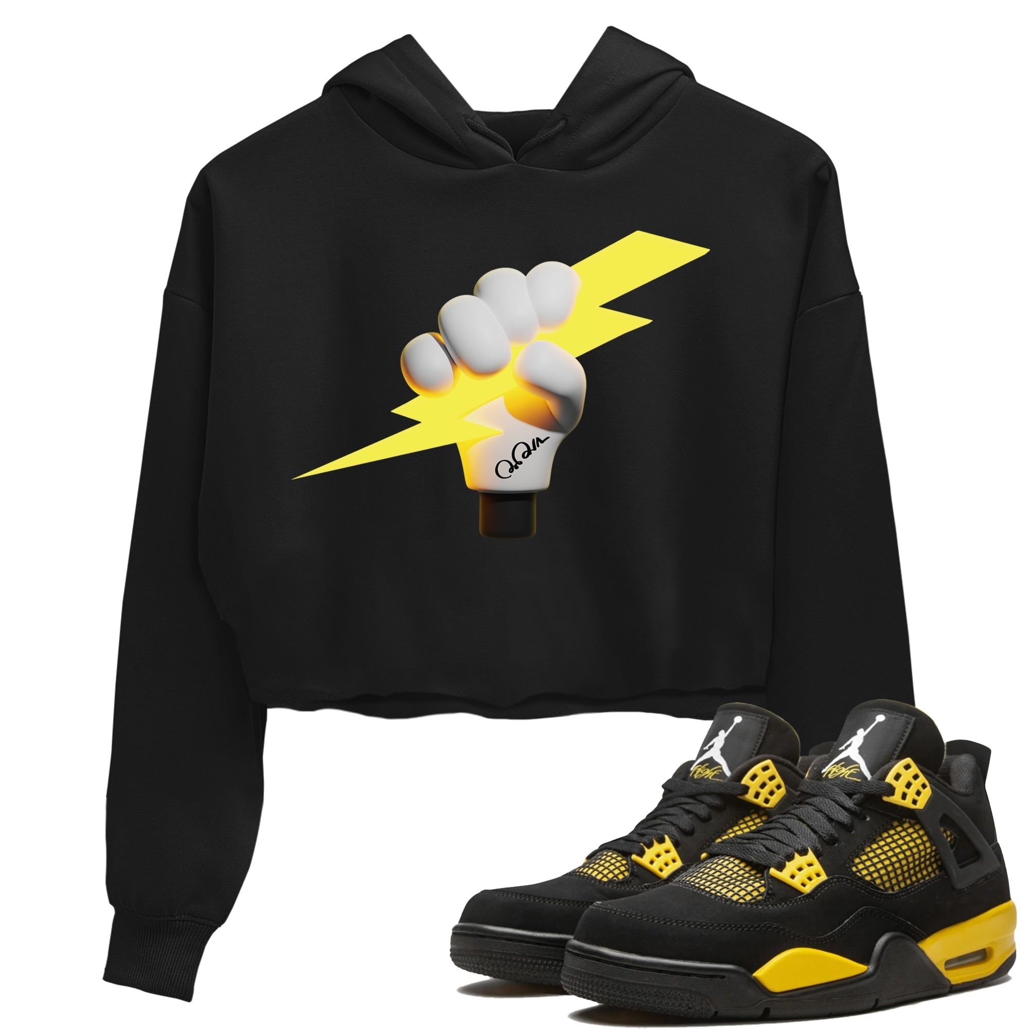 Grab The Thunder Women's Tops - Air Jordan 4 Thunder
