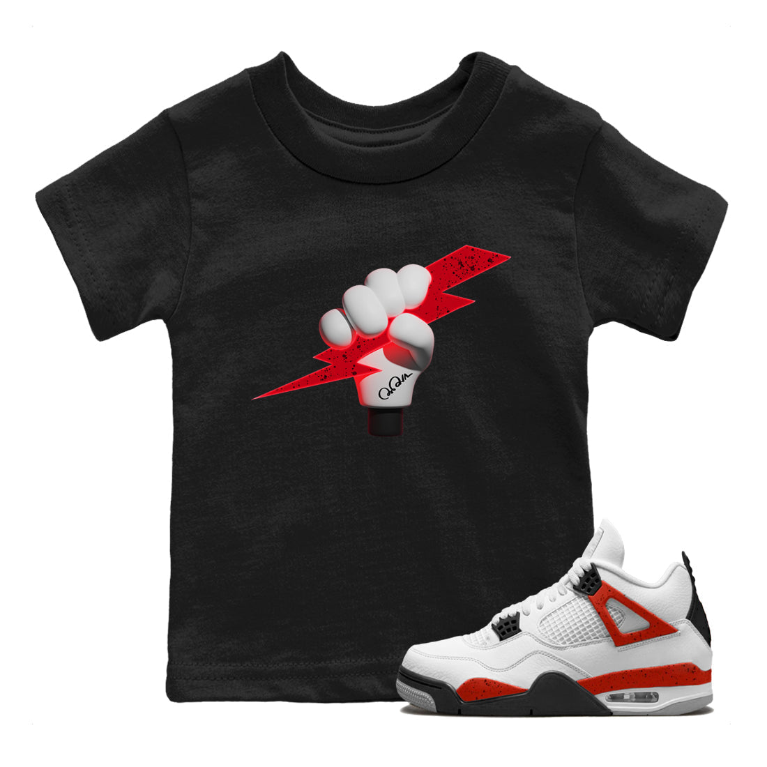 Grab Thunder Kids Tops - Air Jordan 4 Red Cement