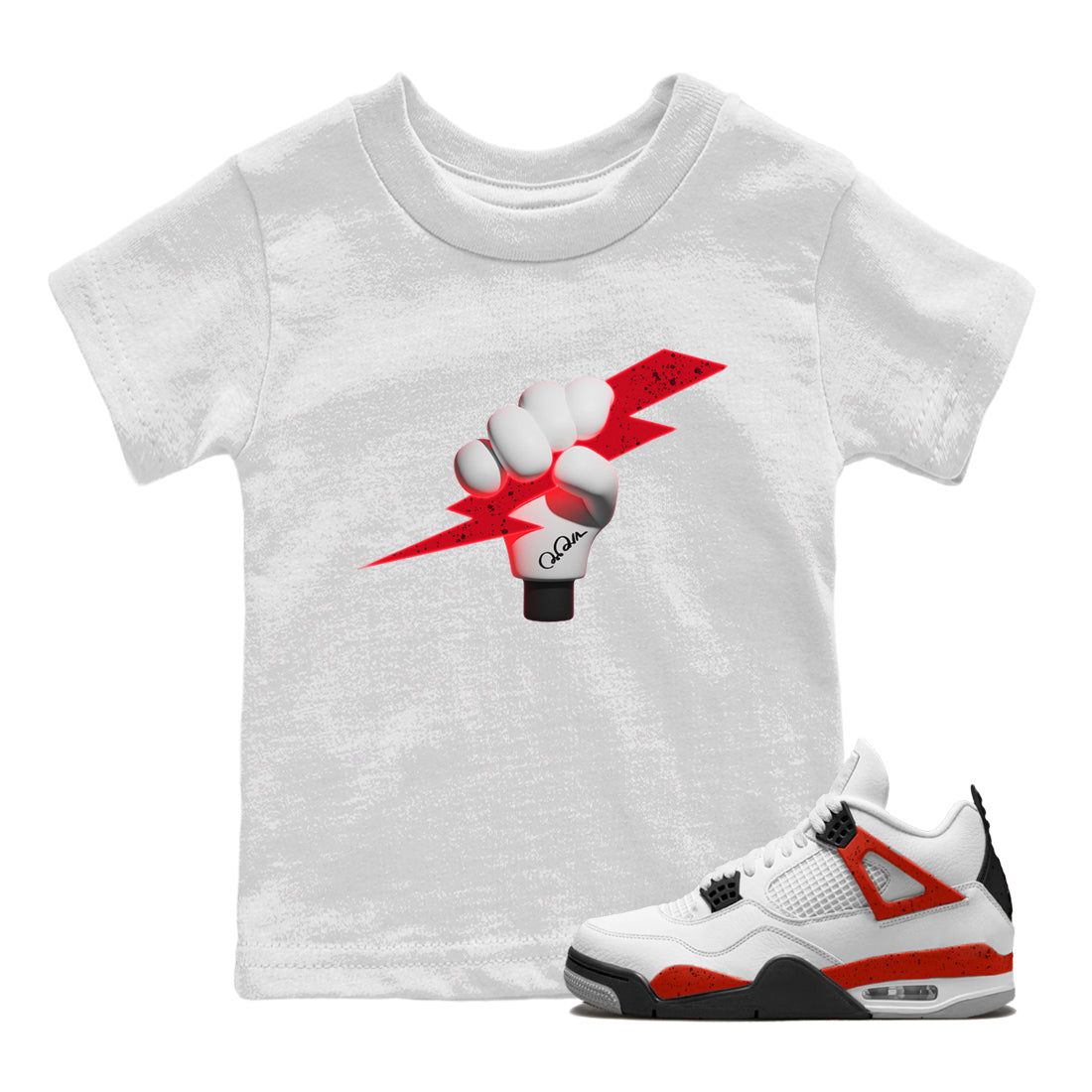 Grab Thunder Kids Tops - Air Jordan 4 Red Cement