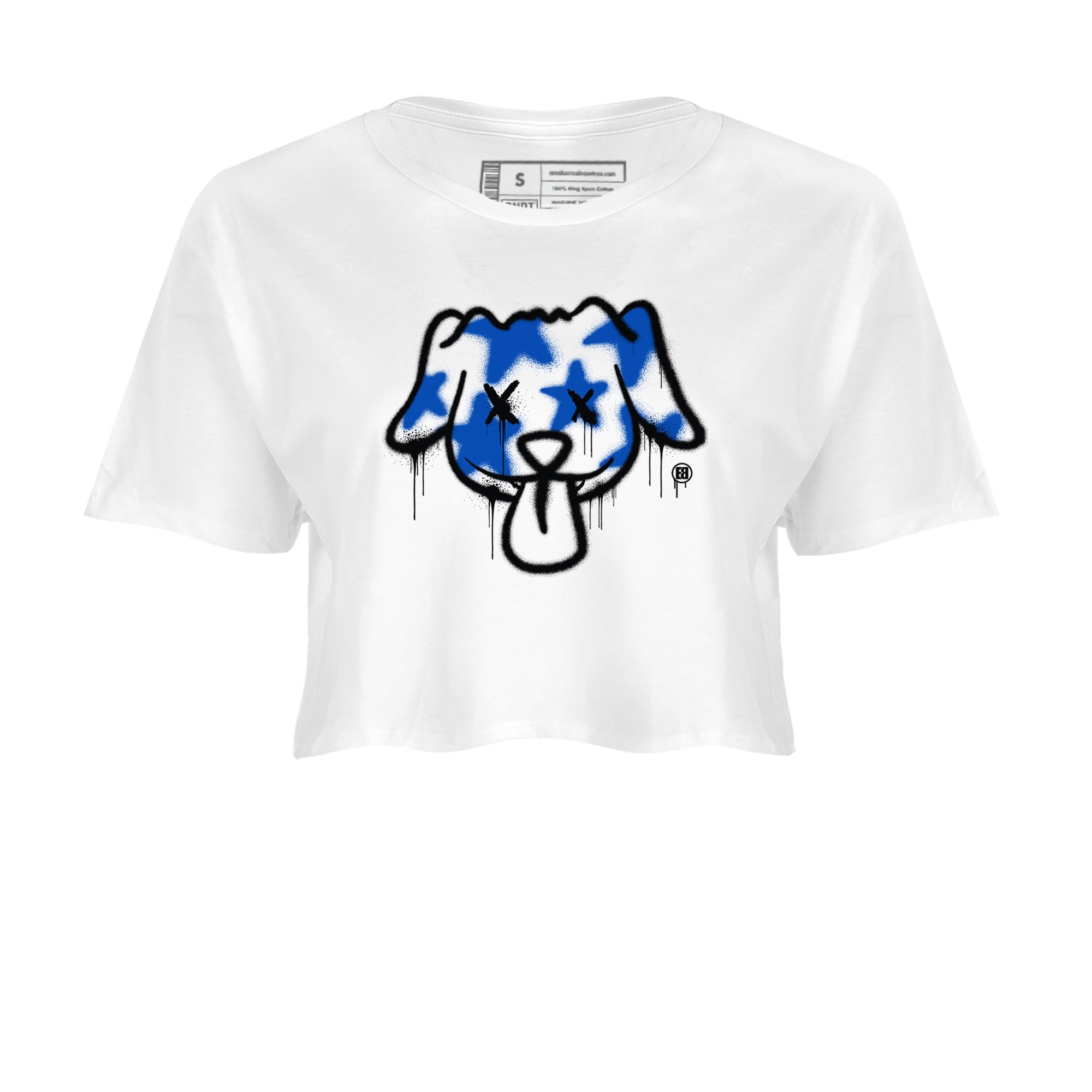 Graffiti Dog snkmatch Women's Top - Air Jordan 1 Game Royal