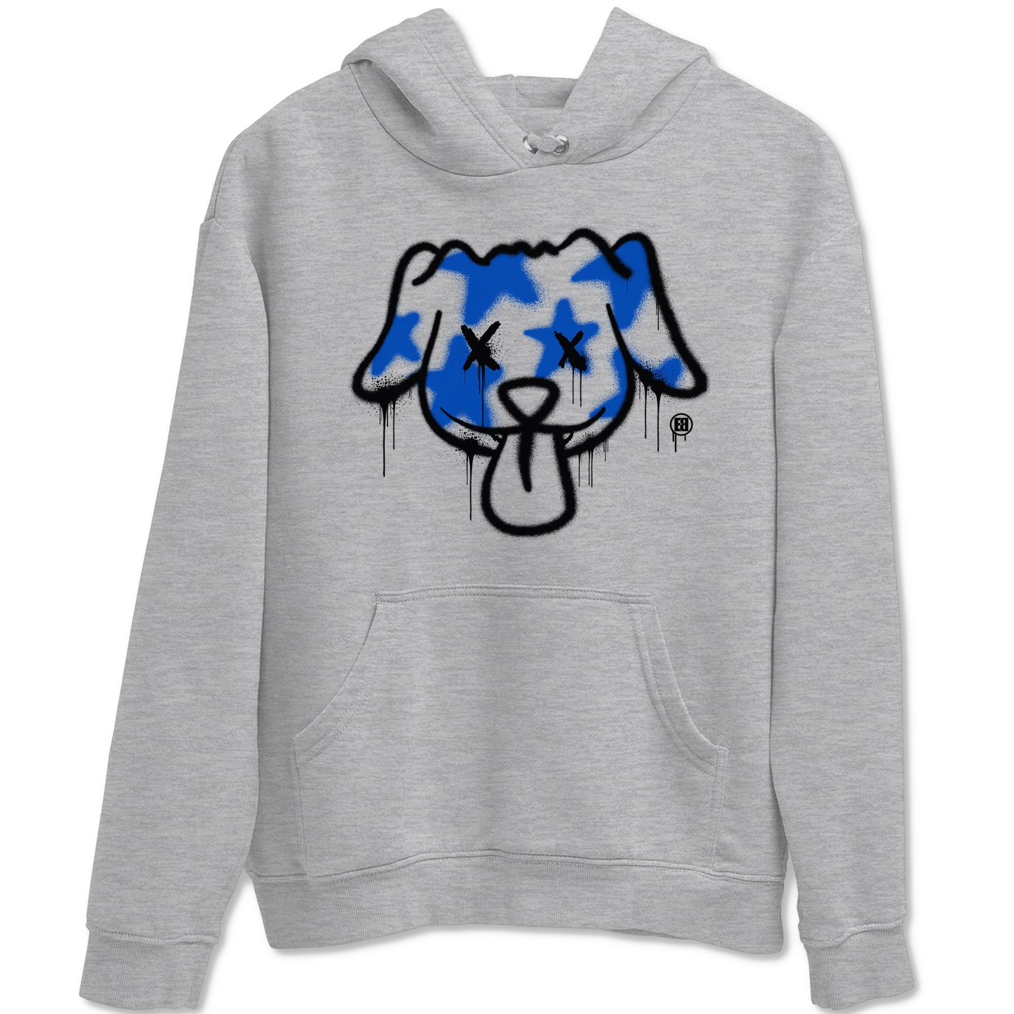 Graffiti Dog snkmatch Tees - Air Jordan 1 Game Royal