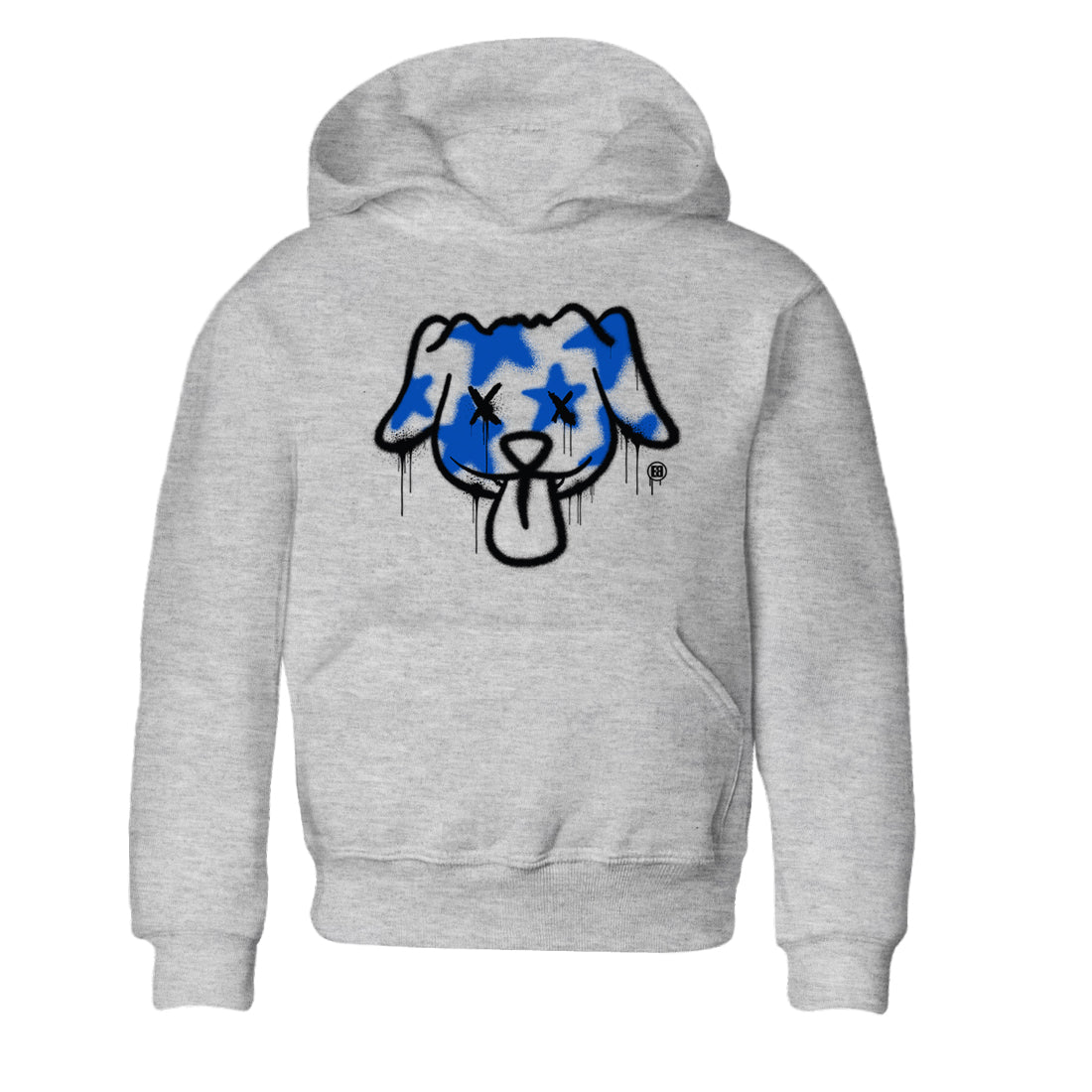Graffiti Dog snkmatch Tees Kids - Air Jordan 1 Game Royal