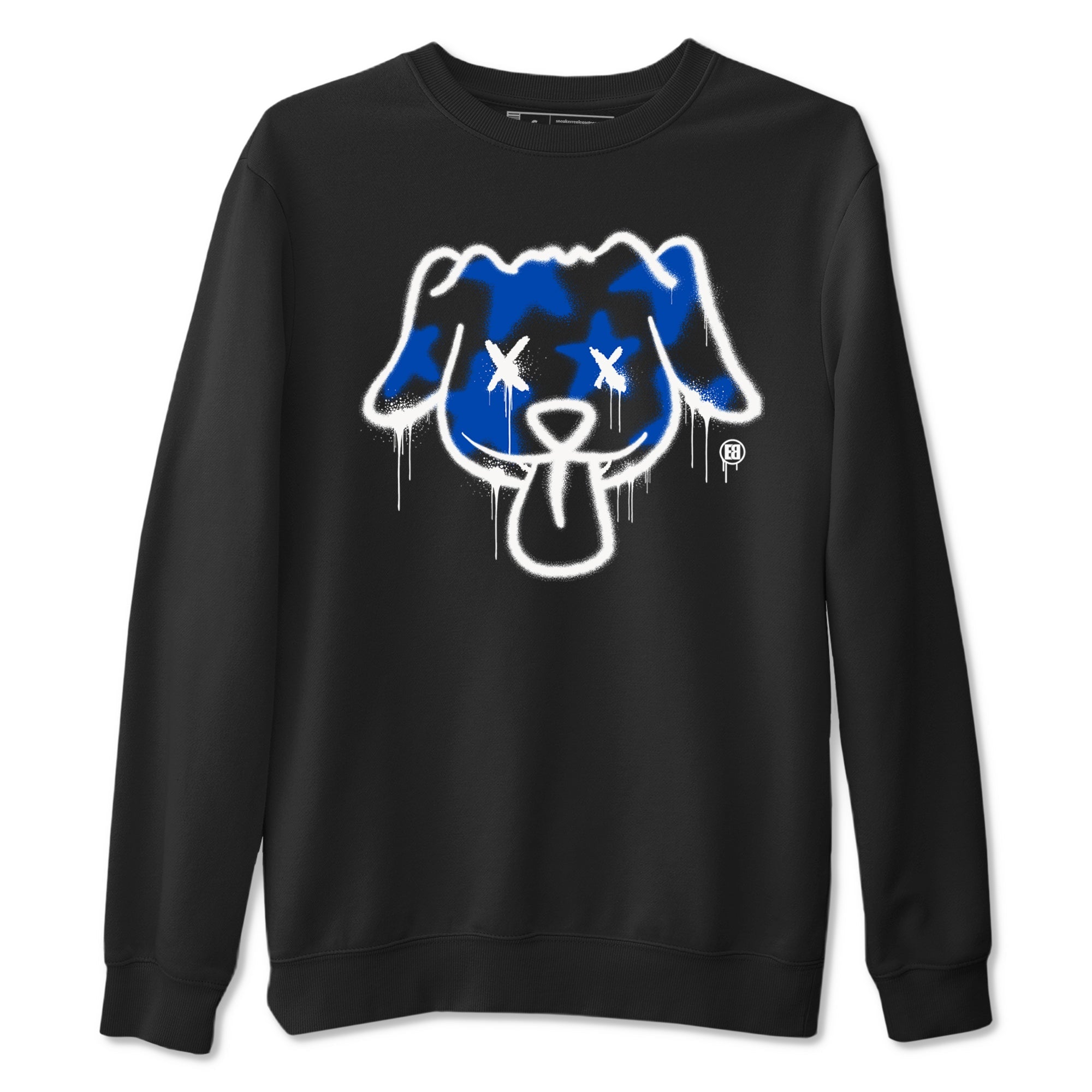Graffiti Dog snkmatch Tees - Air Jordan 1 Game Royal