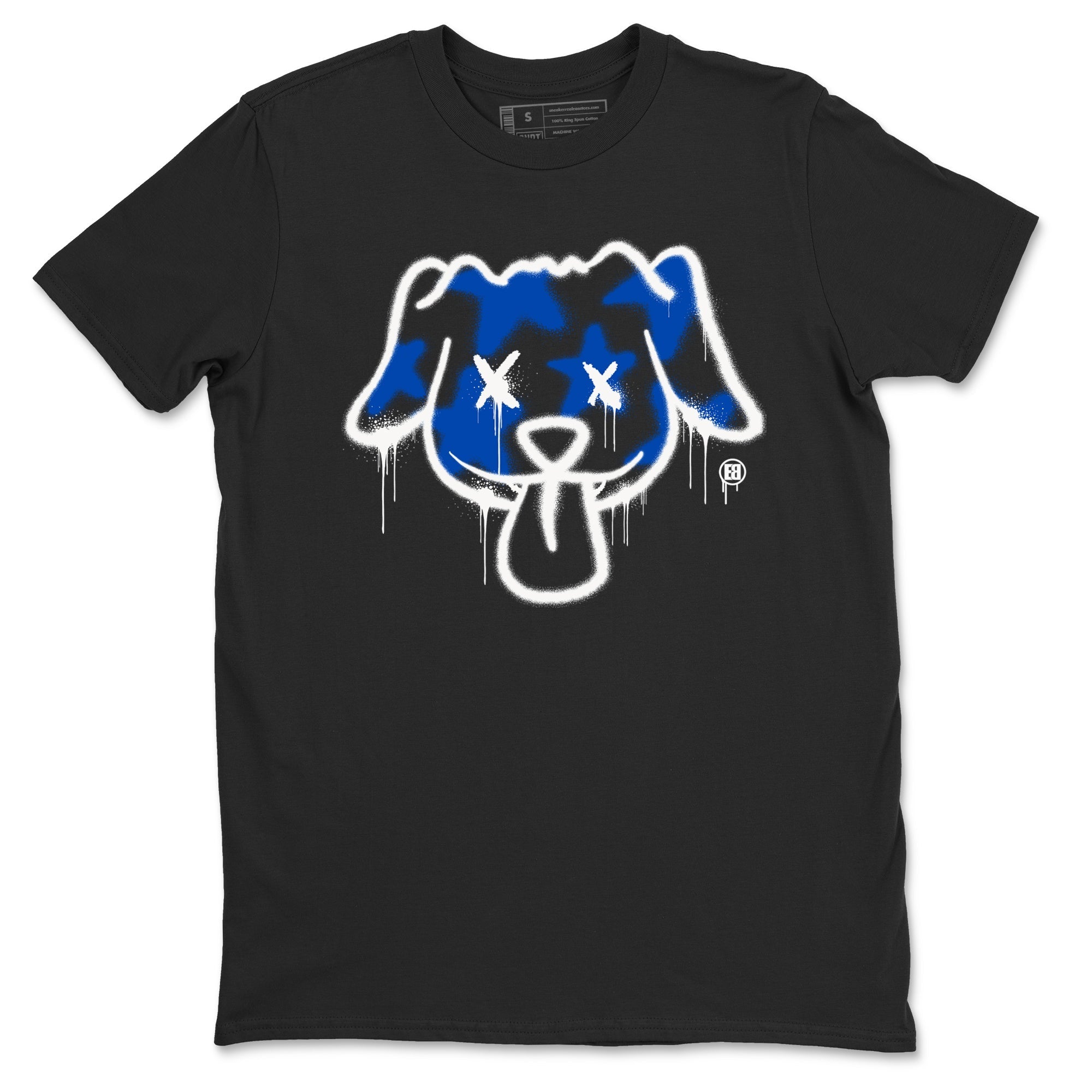Graffiti Dog snkmatch Tees - Air Jordan 1 Game Royal