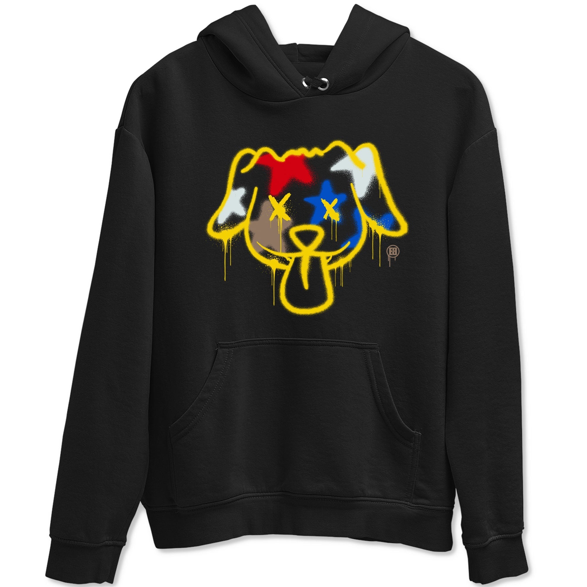 Graffiti Dog snkmatch Tees - Air Jordan 1 Travis Scott Canary