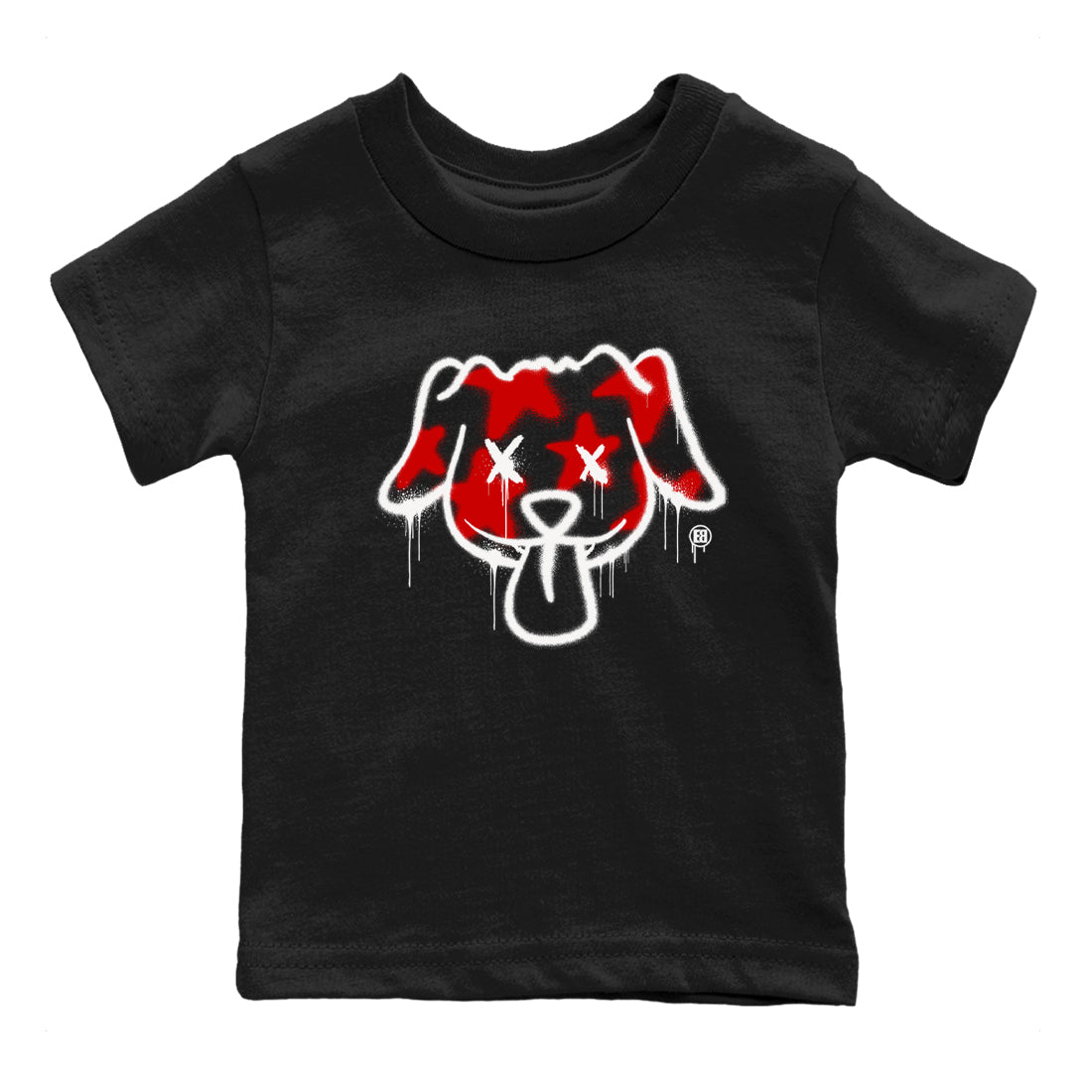 Graffiti Dog snkmatch Tees Kids - Air Jordan 11 Bred Velvet