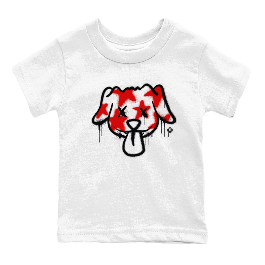 Graffiti Dog snkmatch Tees Kids - Air Jordan 11 Bred Velvet