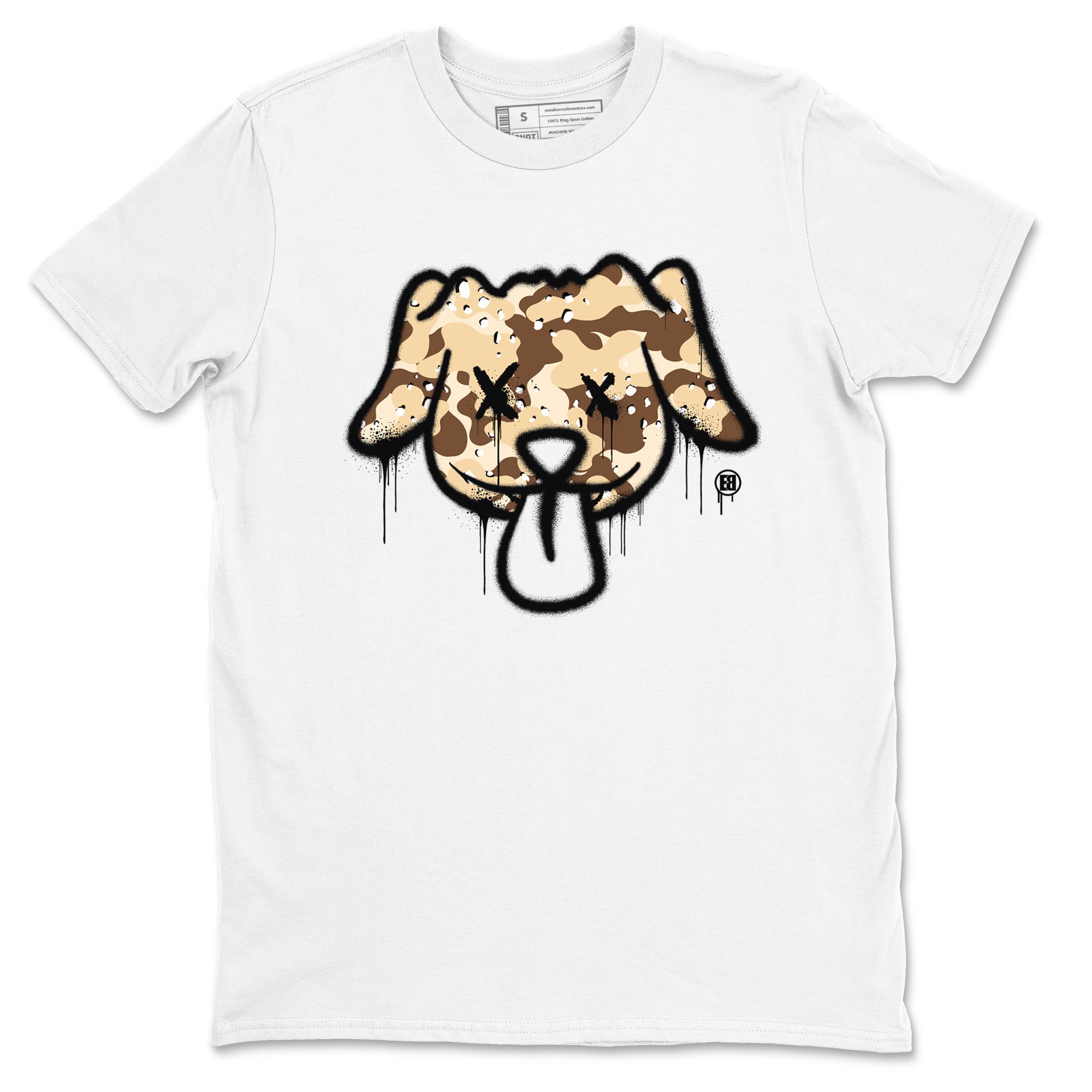 Graffiti Dog snkmatch Tees - Air Jordan 3 Desert Camo