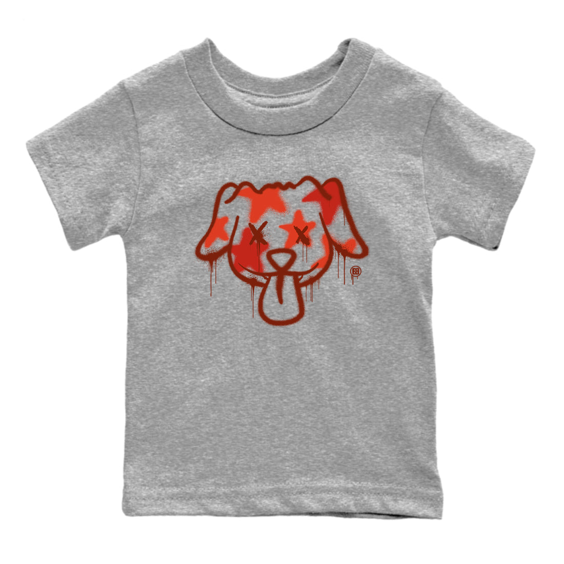 Graffiti Dog snkmatch Tees Kids - Air Jordan 4 Brick By Brick