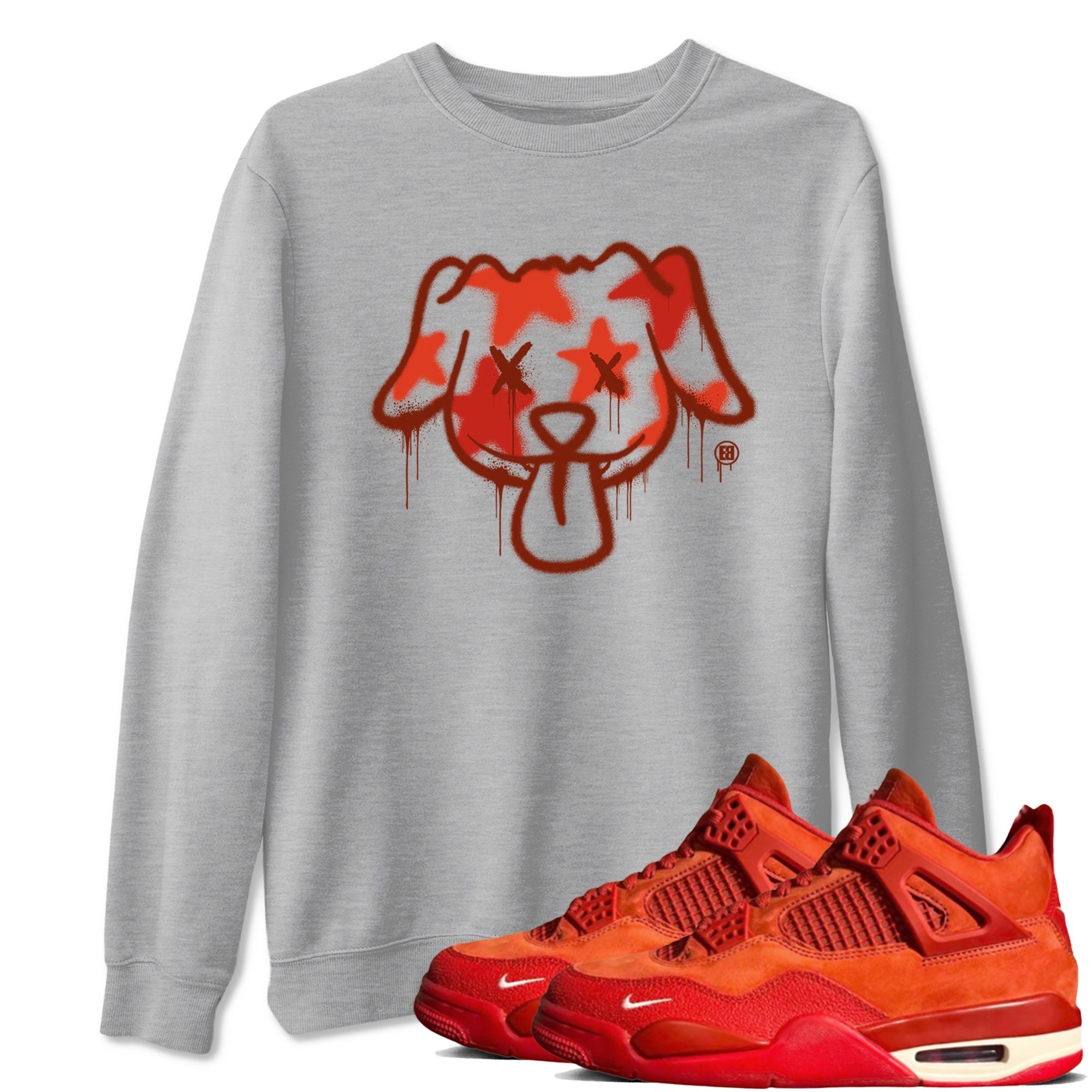 Graffiti Dog snkmatch Tees - Air Jordan 4 Brick By Brick