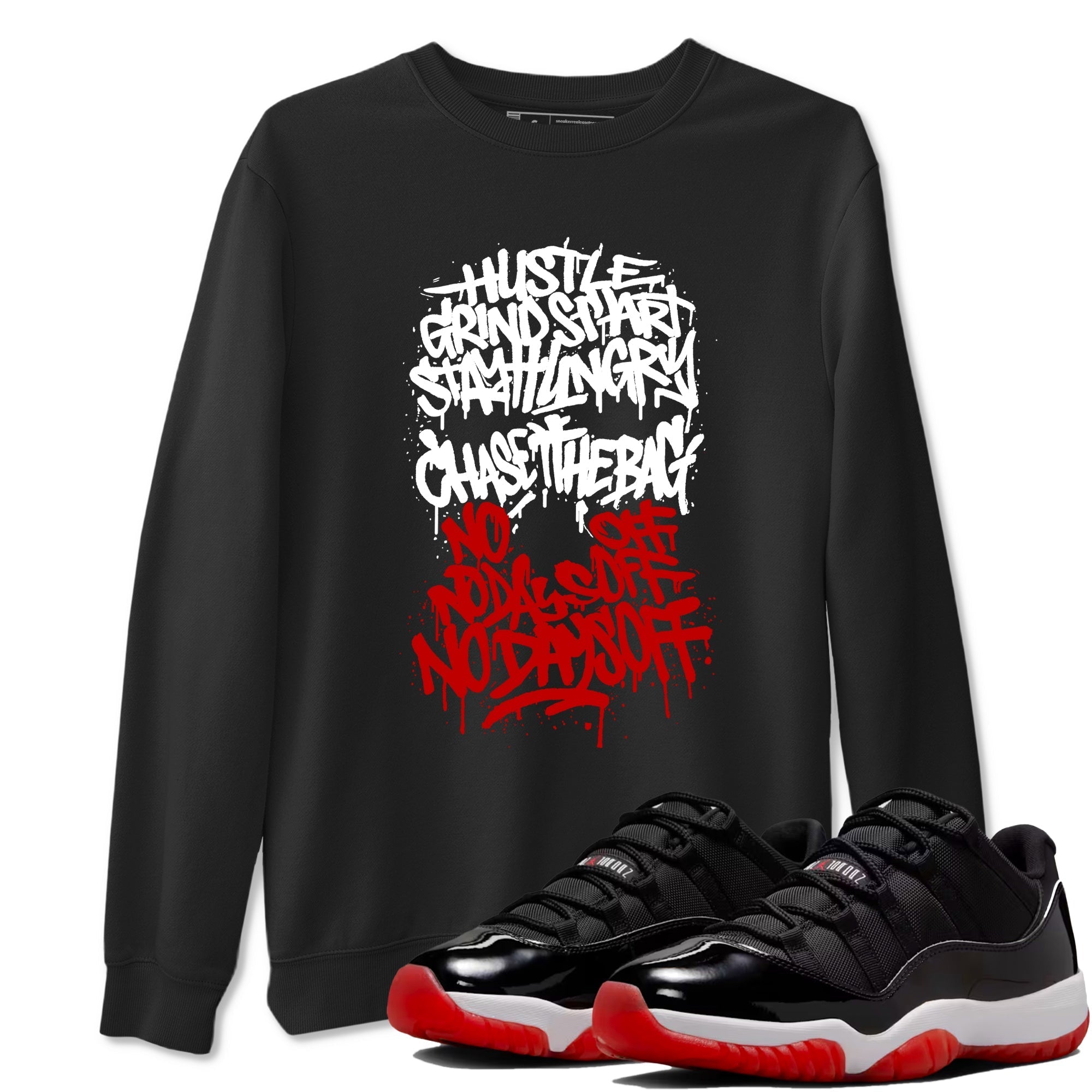 Graffiti Scream snkmatch Tees - Air Jordan 11 Bred