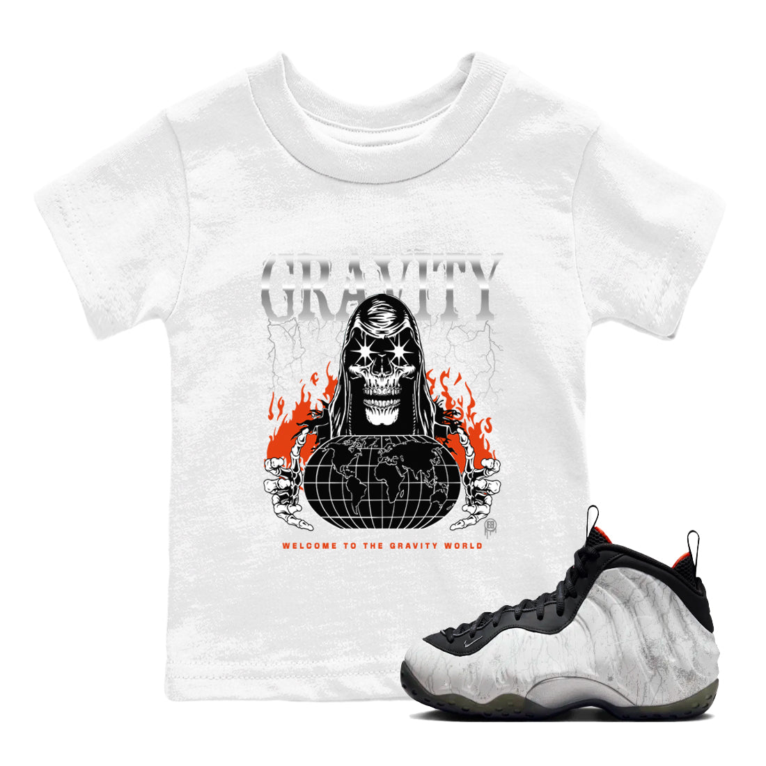 Gravity snkmatch Tees Kids - Air Foamposite One Jin