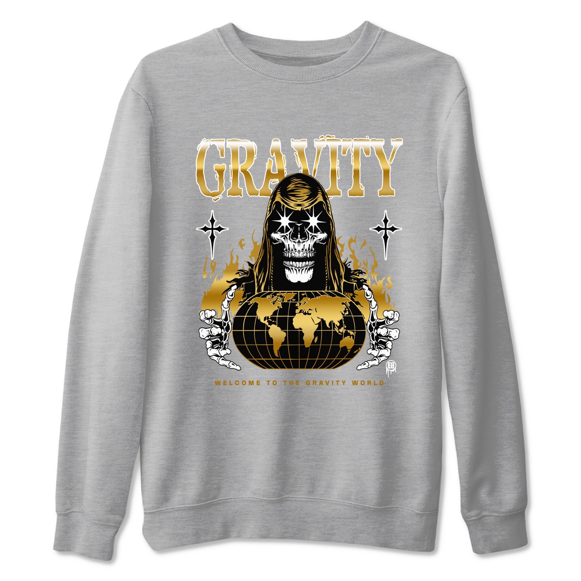 Gravity snkmatch Tees - Air Jordan 1 Black Metallic Gold