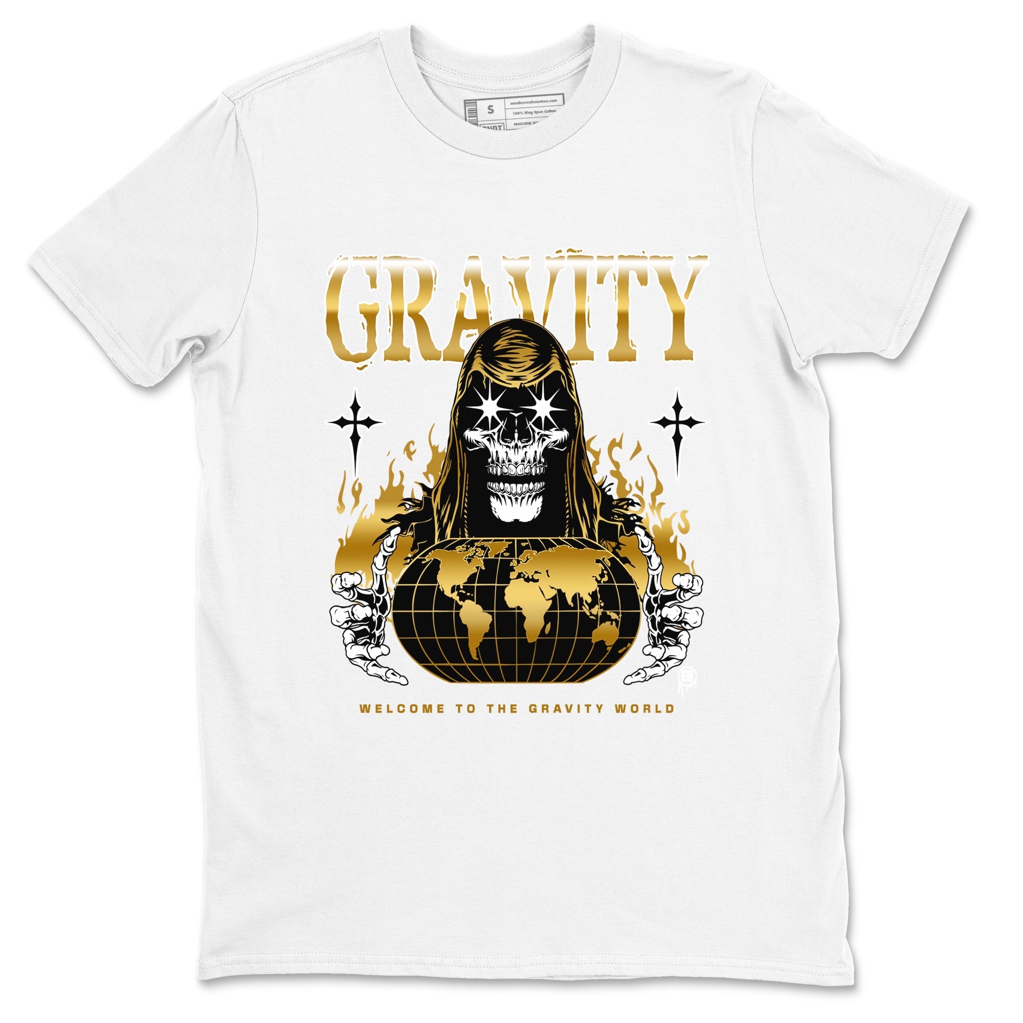 Gravity snkmatch Tees - Air Jordan 1 Black Metallic Gold