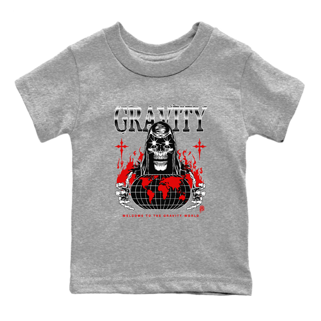 Gravity snkmatch Tees Kids - Air Jordan 1 Black Toe Reimagined