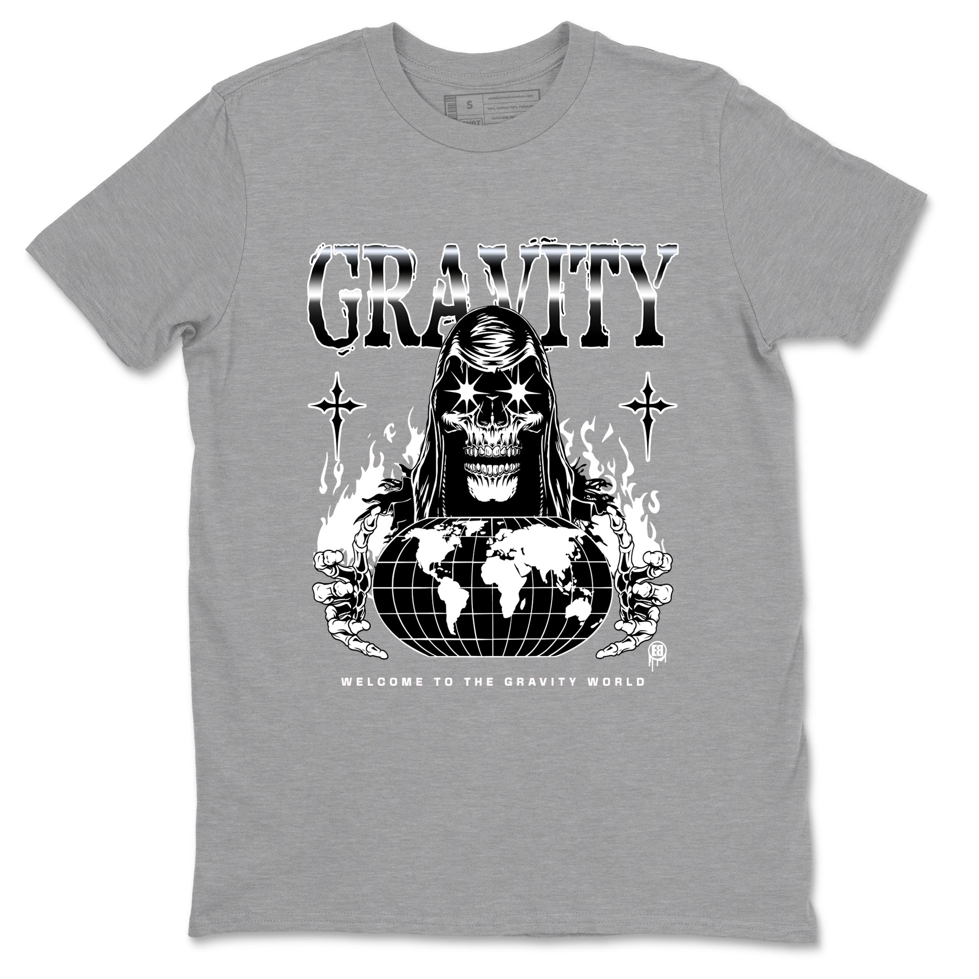 Gravity snkmatch Tees - Air Jordan 4 White Thunder