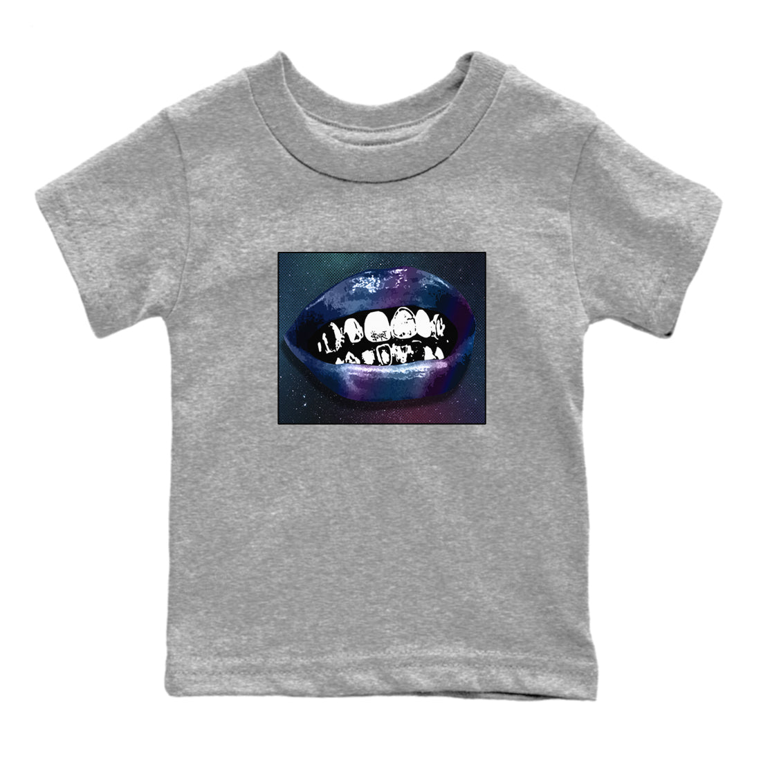 Grillz Lips snkmatch Tees Kids - Air Foamposite One Galaxy