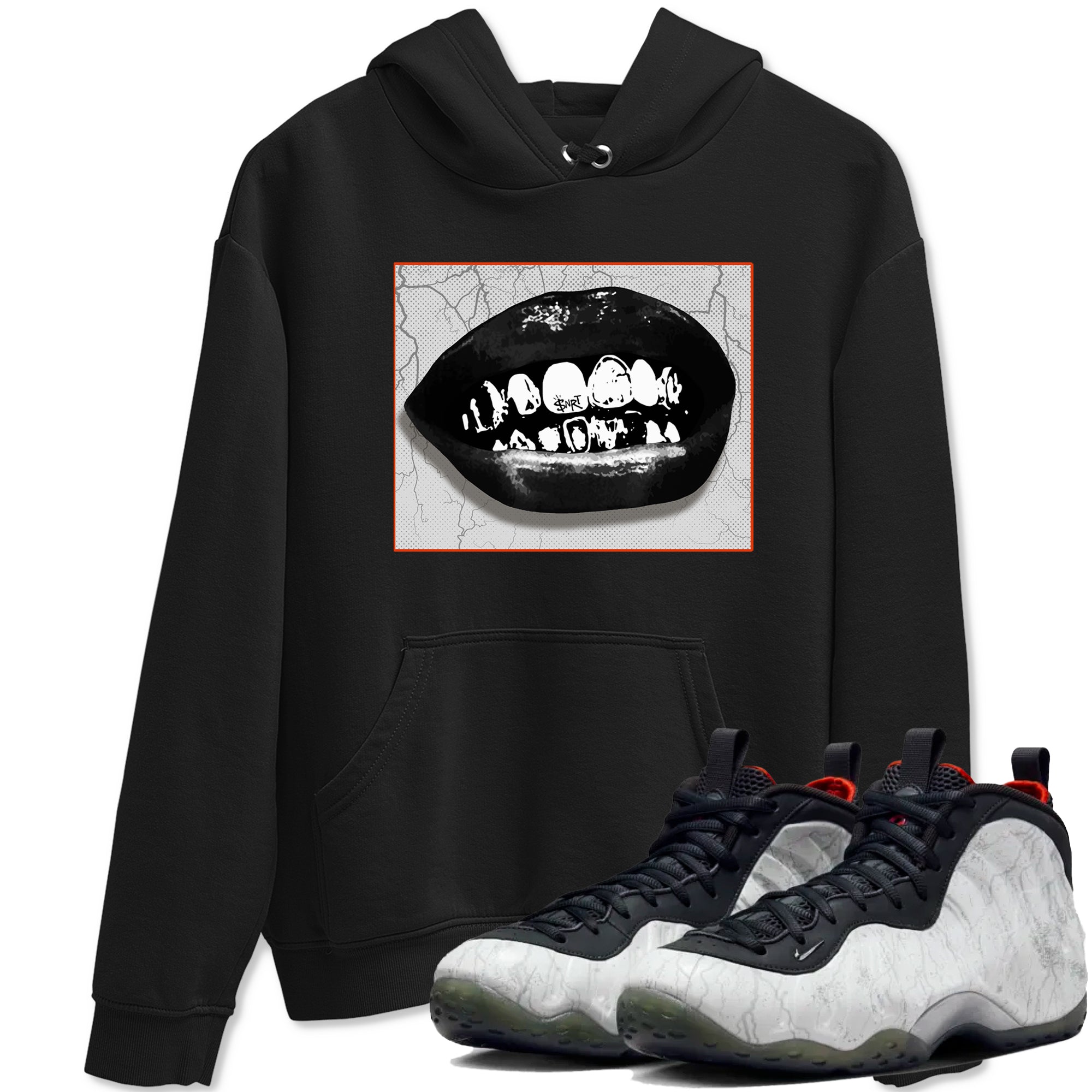 Grillz Lips snkmatch Tees - Air Foamposite One Jin