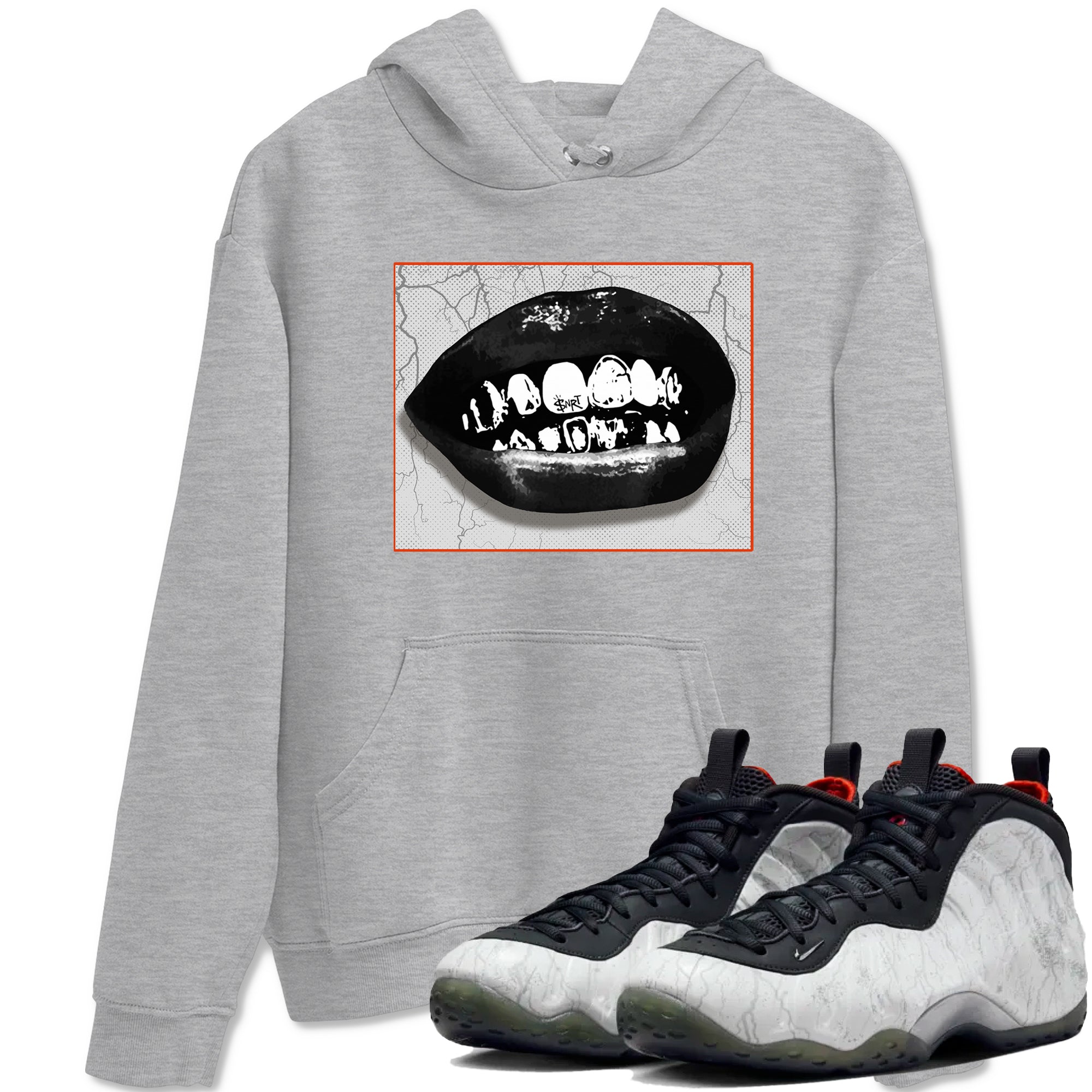 Grillz Lips snkmatch Tees - Air Foamposite One Jin