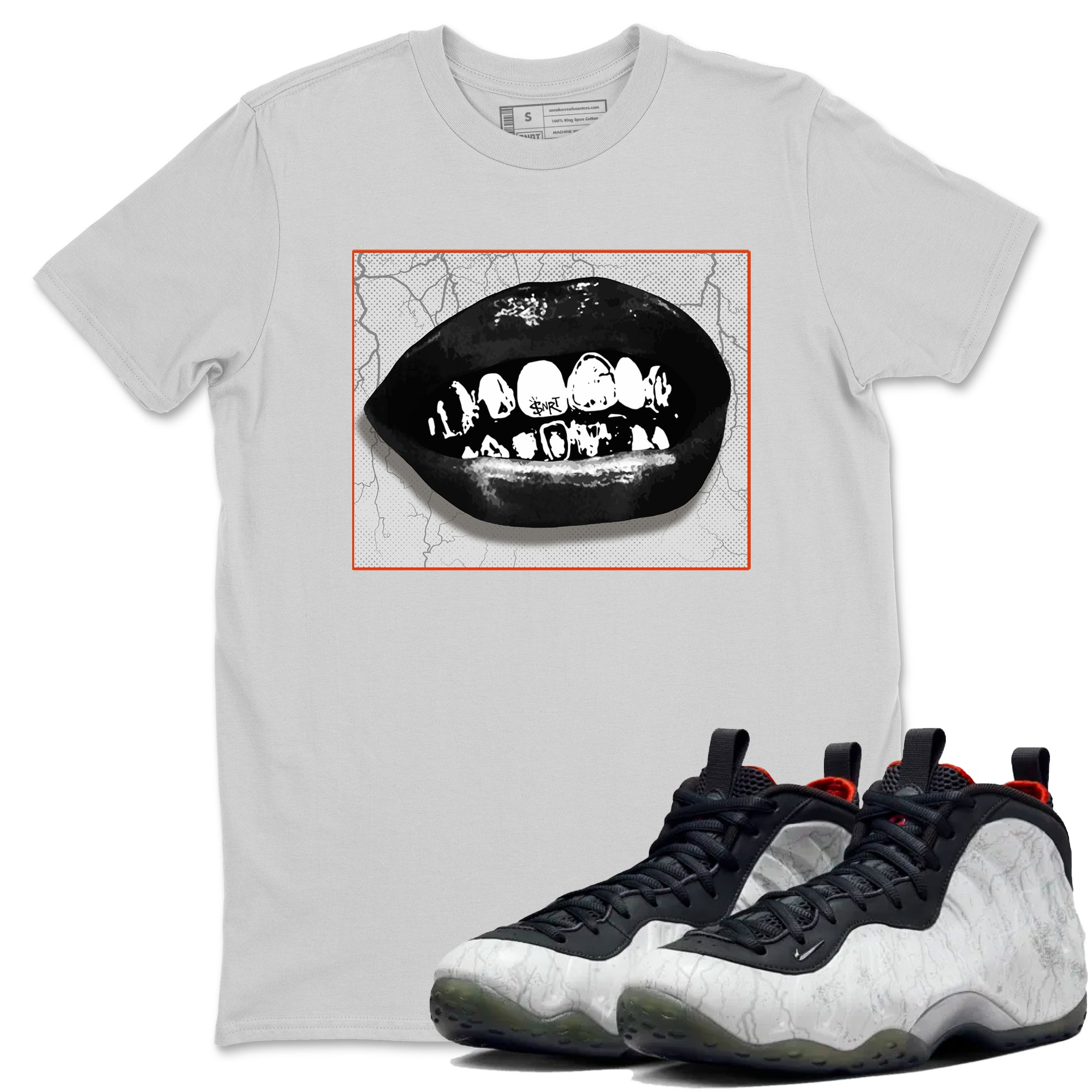 Grillz Lips snkmatch Tees - Air Foamposite One Jin