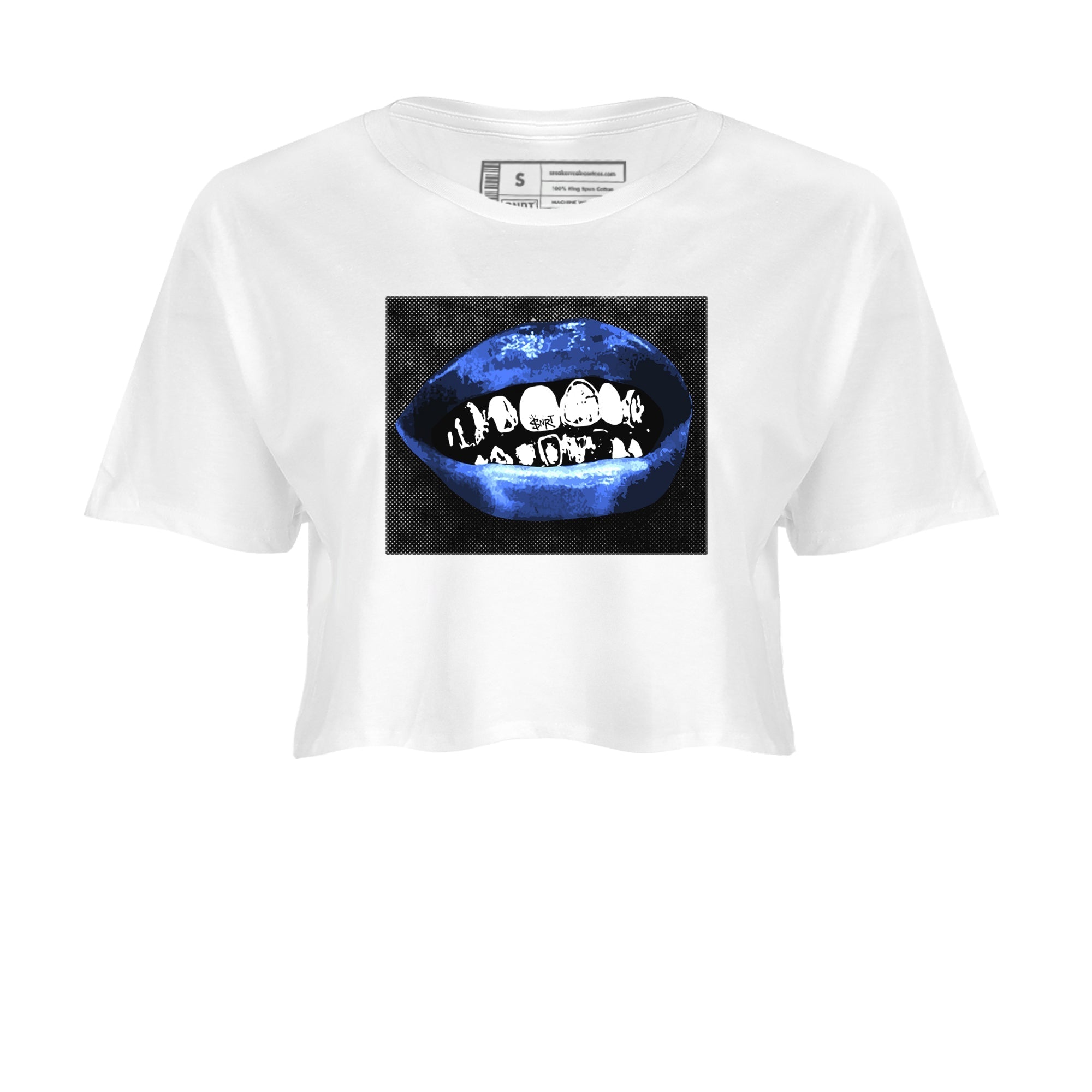 Grillz Lips snkmatch Women's Top - Air Foamposite One Royal
