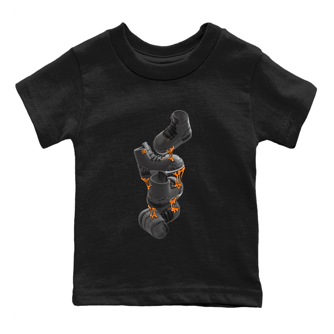 Gum Stuck On Shoes snkmatch Tee Kids - Air Jordan 3 Fear