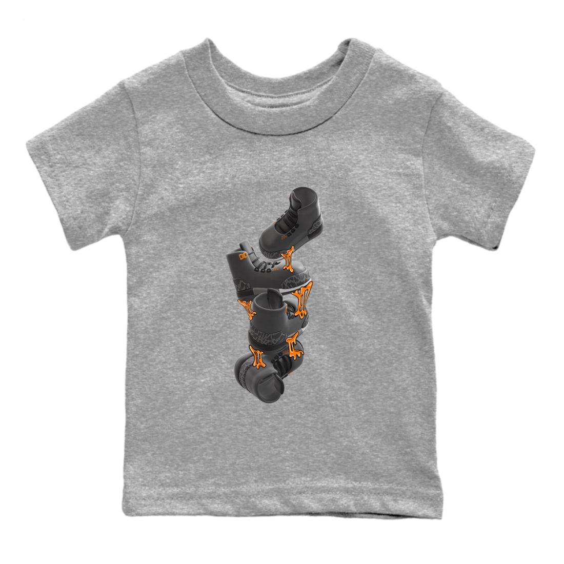 Gum Stuck On Shoes snkmatch Tee Kids - Air Jordan 3 Fear