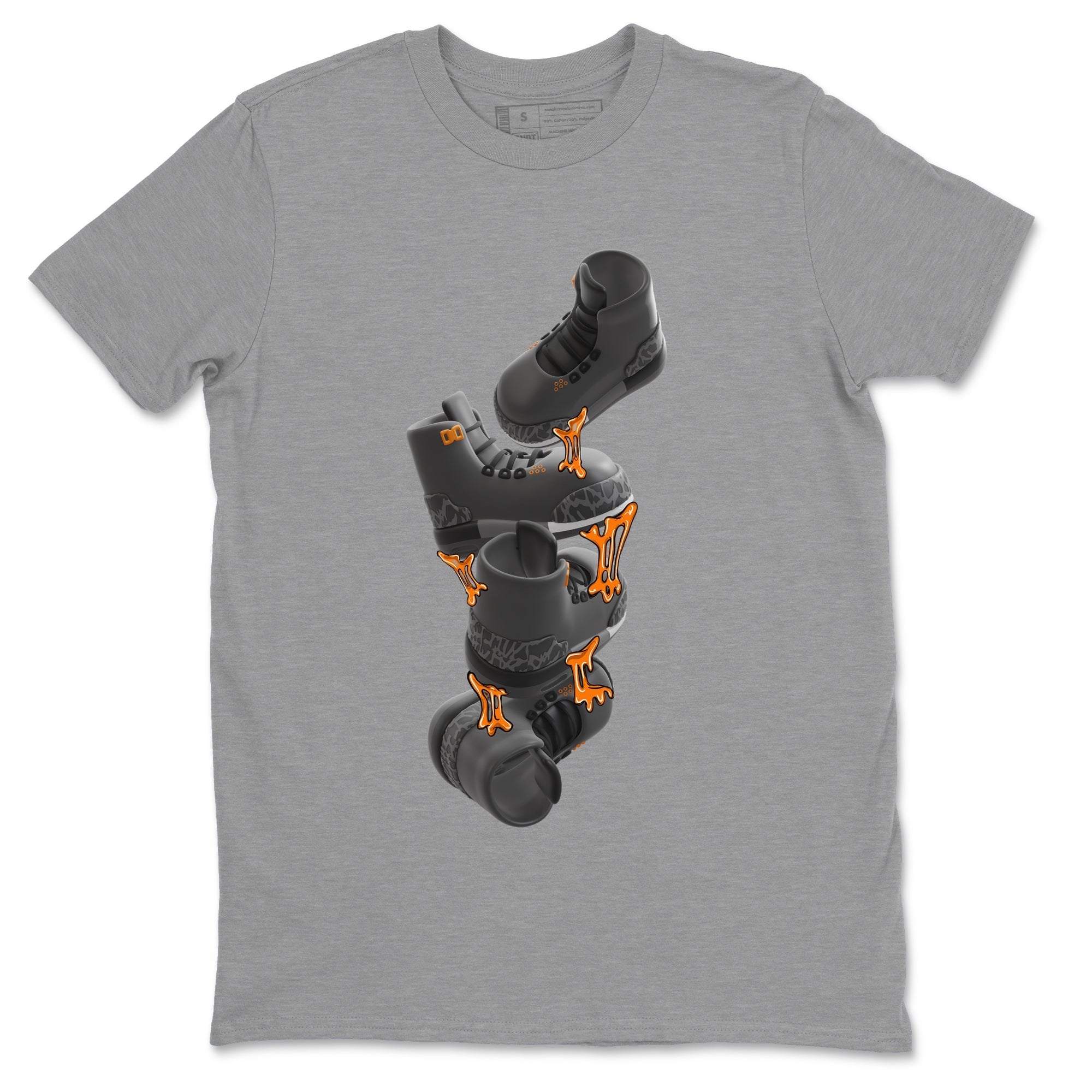 Gum Stuck On Shoes snkmatch Tee - Air Jordan 3 Fear